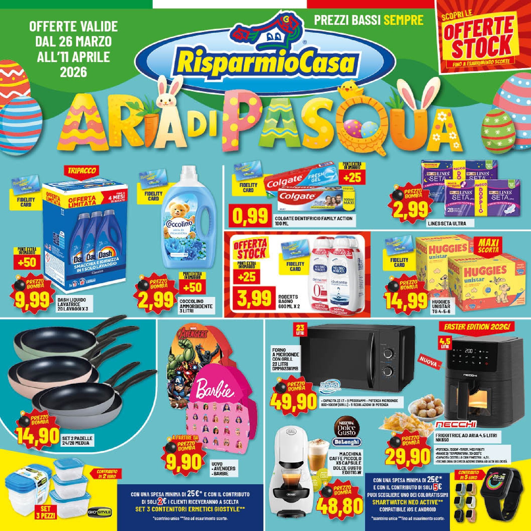 Volantino Risparmio Casa valido dal 26/03/2026 al 11/04/2026