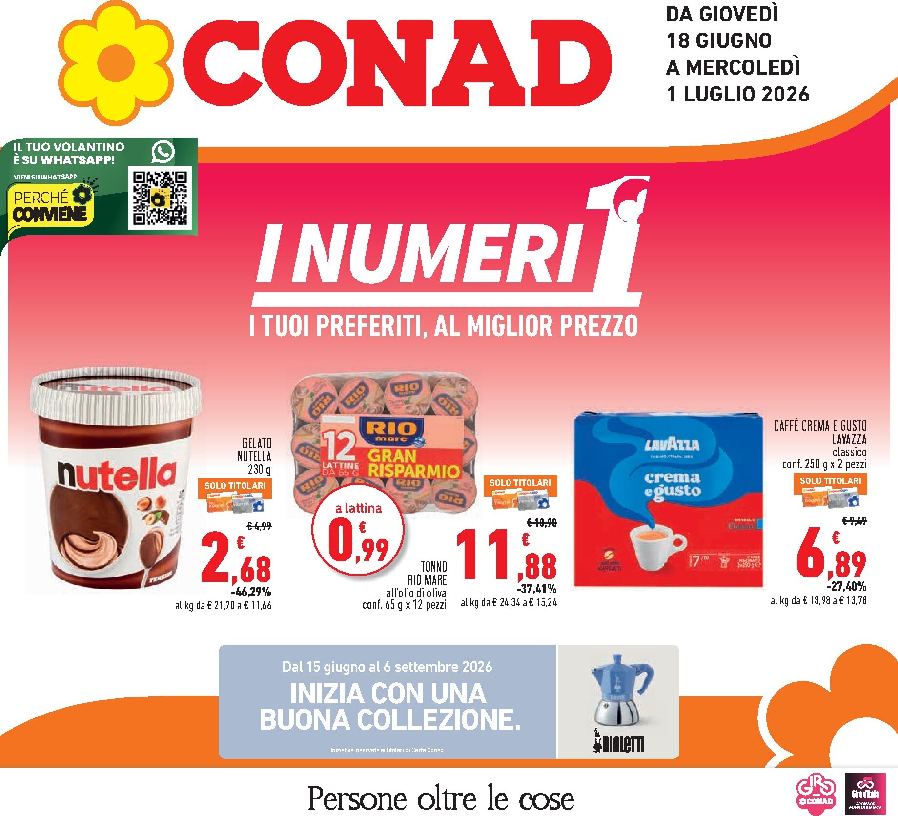Volantino futuro Conad valido dal giovedì 18/06/2026 al mercoledì 01/07/2026