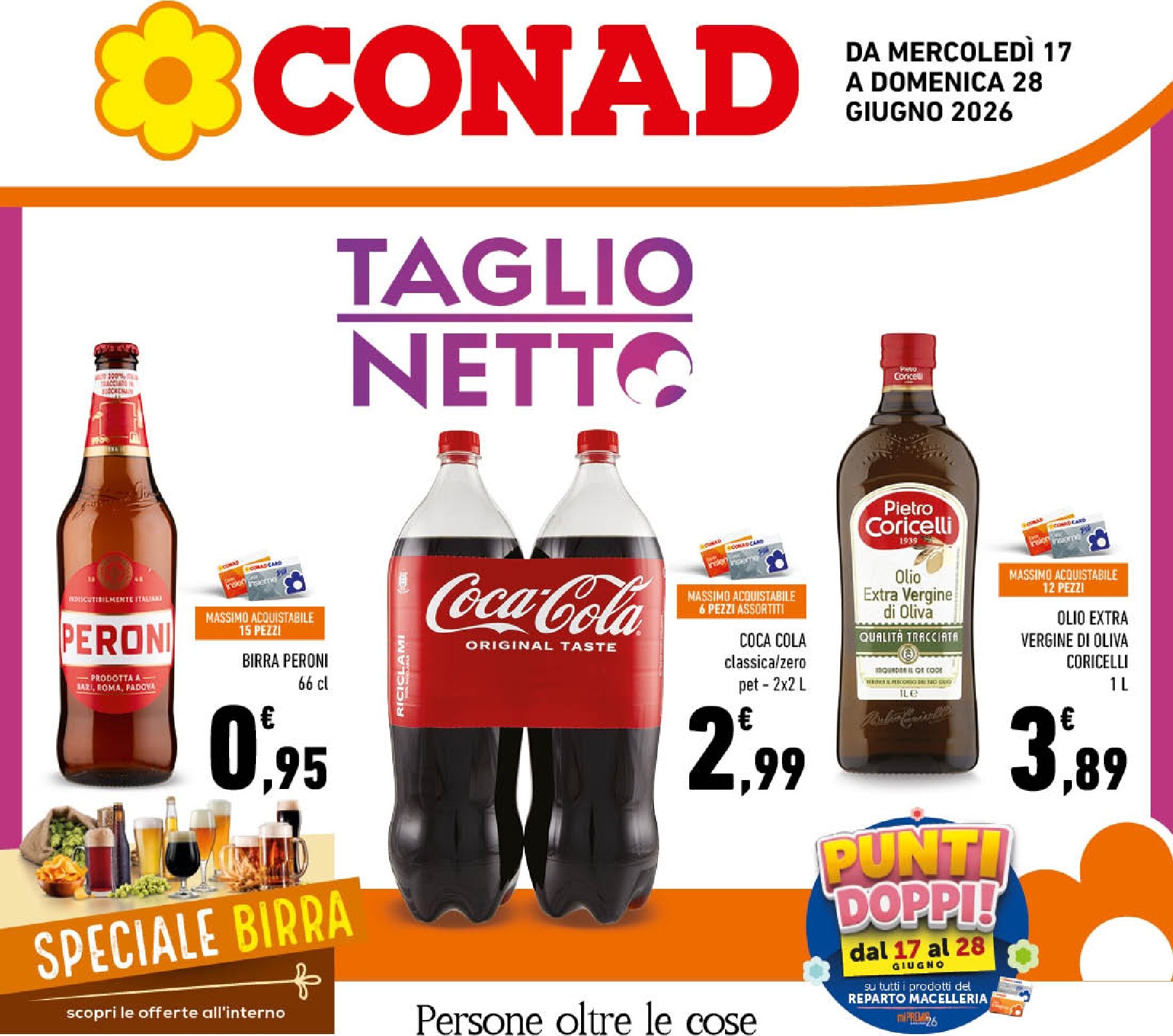 Volantino futuro Conad valido dal mercoledì 17/06/2026 al domenica 28/06/2026