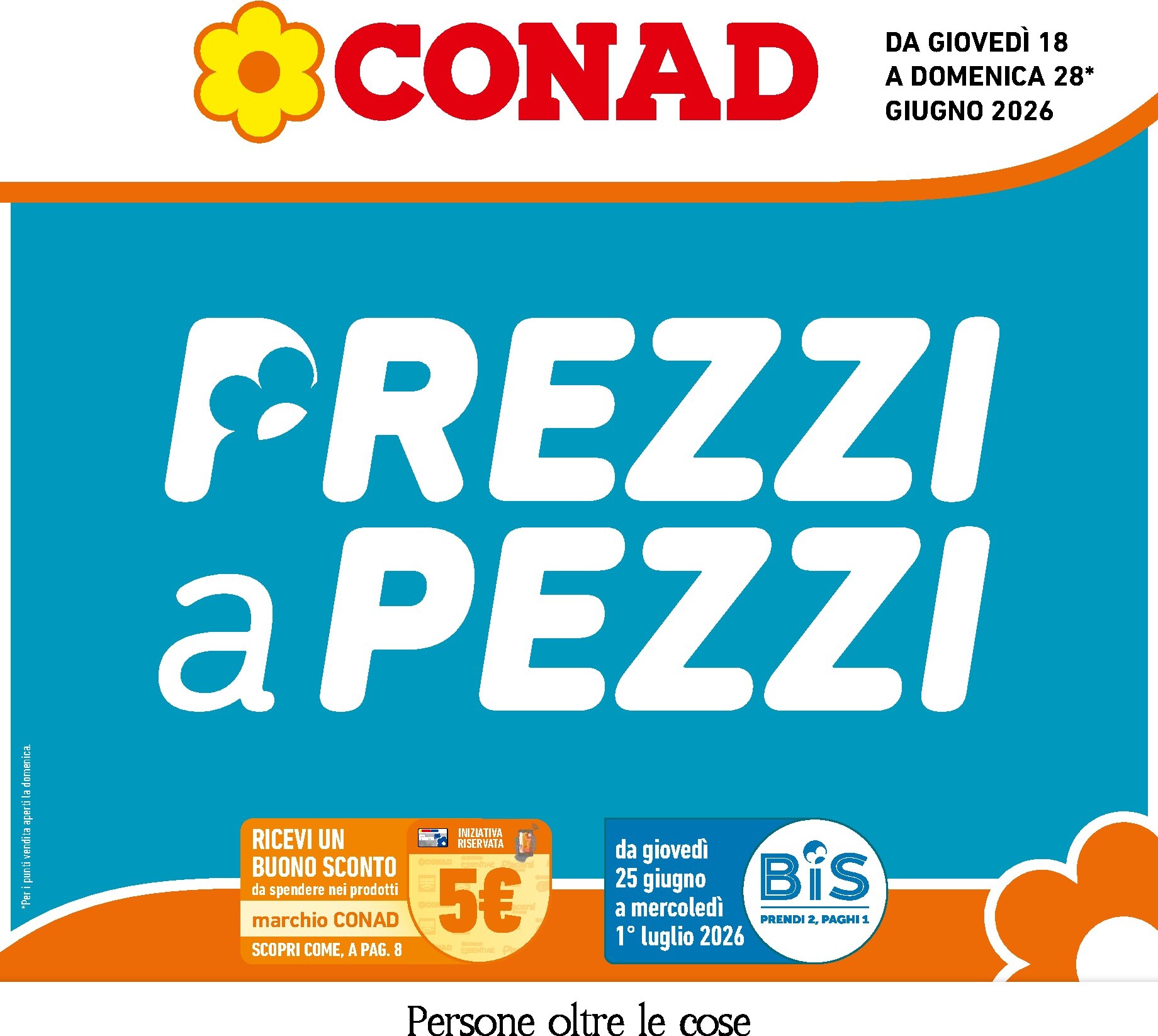 Volantino attuale di Conad valido dal giovedì 18/06/2026 al domenica 28/06/2026