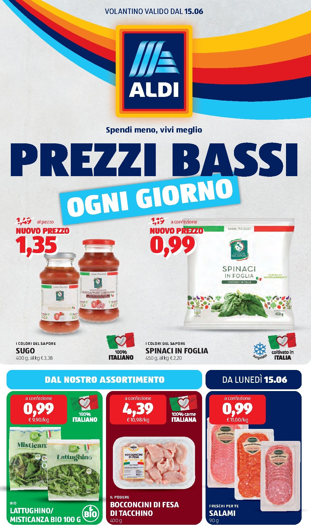 Volantino ALDI per la prossima settimana dal lunedì 15/06/2026 al domenica 21/06/2026