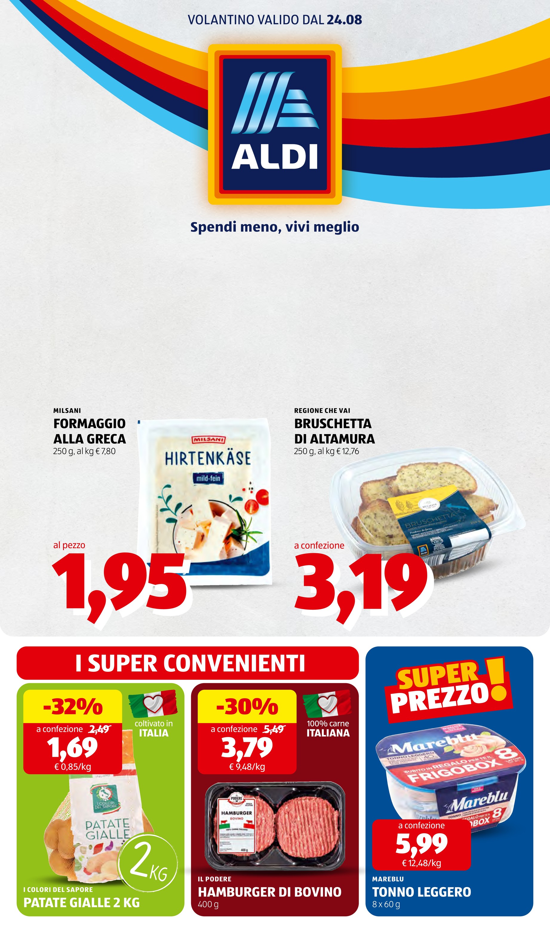 Volantino ALDI per la prossima settimana dal lunedì 24/08/2026 al domenica 30/08/2026