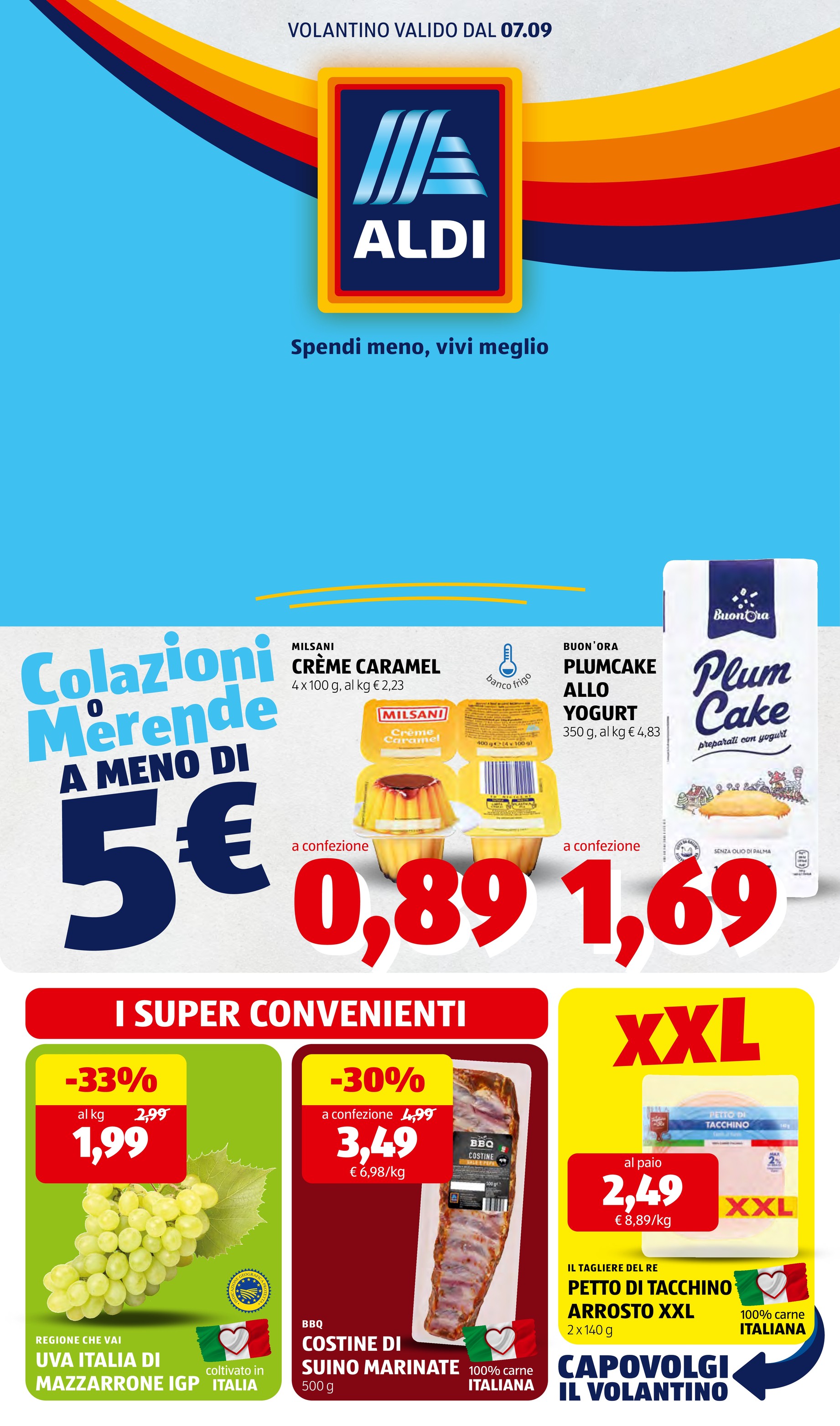 Volantino ALDI per la prossima settimana dal lunedì 07/09/2026 al domenica 13/09/2026