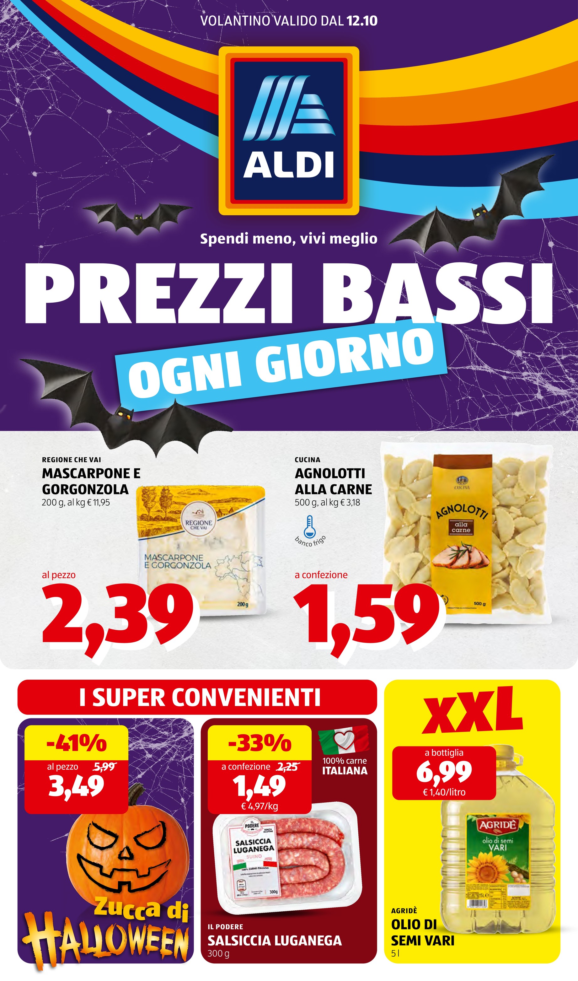 Volantino attuale di ALDI valido dal lunedì 12/10/2026 al domenica 18/10/2026