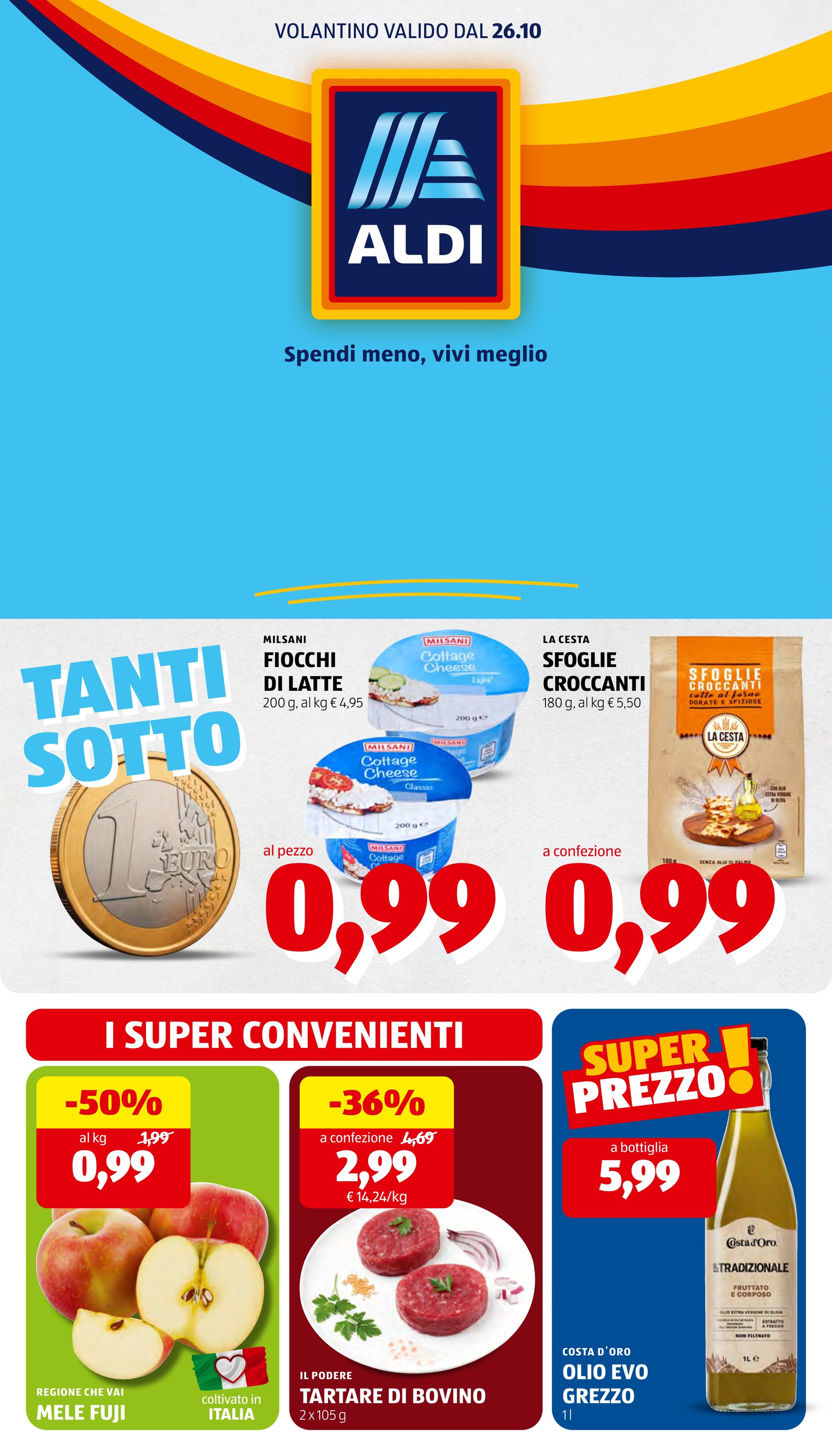 Volantino ALDI per la prossima settimana dal lunedì 26/10/2026 al domenica 01/11/2026