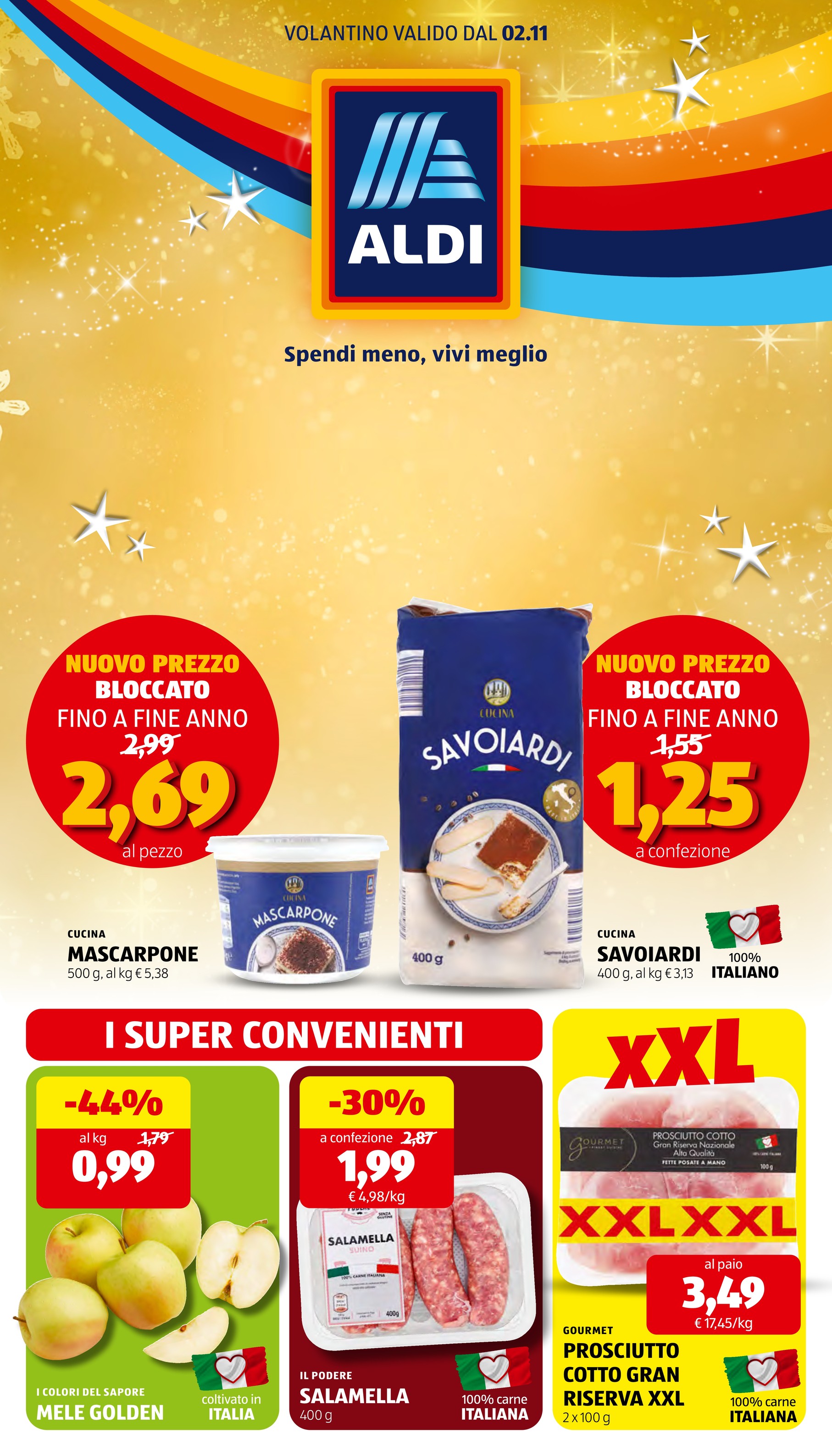 Volantino ALDI per la prossima settimana dal lunedì 02/11/2026 al domenica 08/11/2026