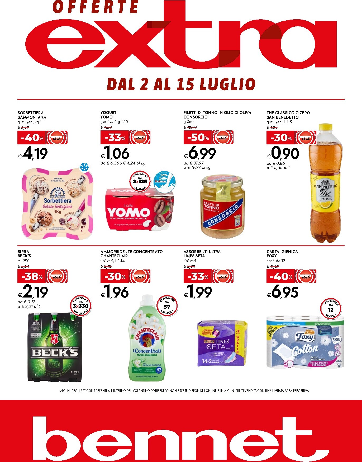 Volantino attuale di Bennet - Offerte extra valido dal giovedì 02/07/2026 al mercoledì 15/07/2026
