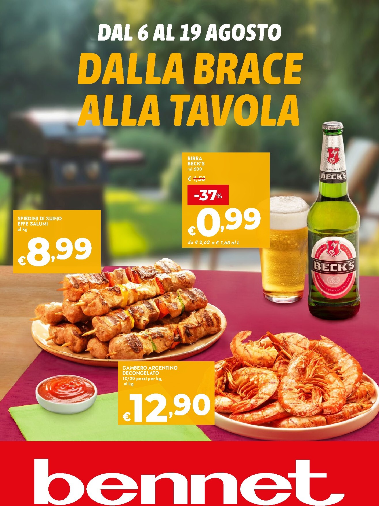 Volantino attuale di Bennet valido dal giovedì 06/08/2026 al mercoledì 19/08/2026