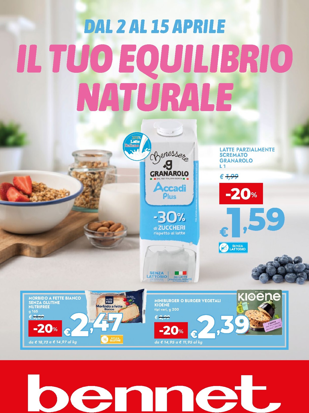 Volantino Bennet valido dal 02/04/2026 al 15/04/2026