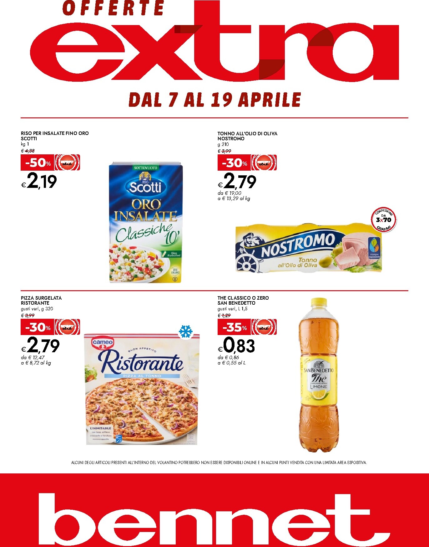 Volantino attuale di Bennet - Offerte extra valido dal martedì 07/04/2026 al domenica 19/04/2026