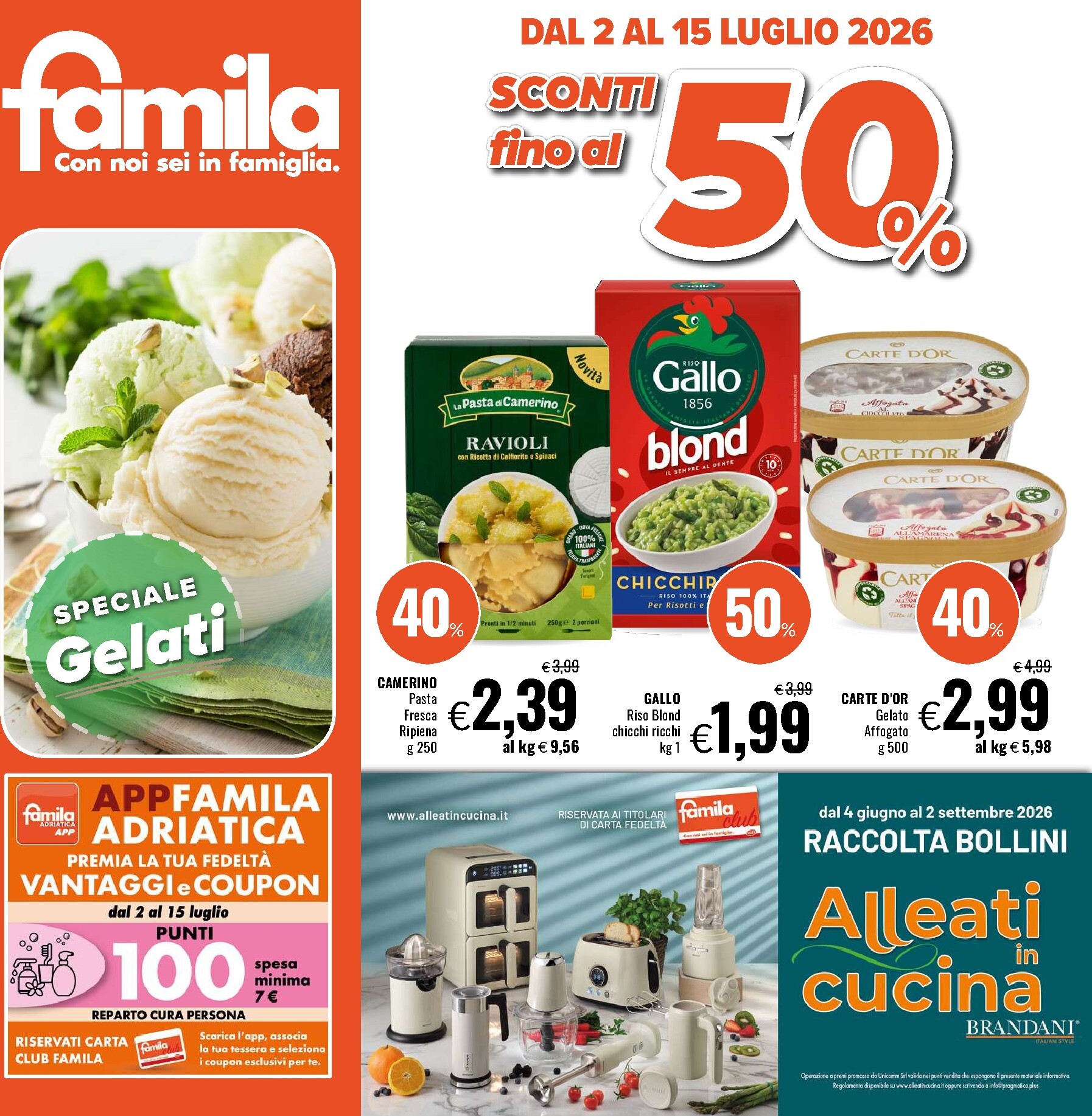 Volantino futuro Famila valido dal giovedì 02/07/2026 al mercoledì 15/07/2026