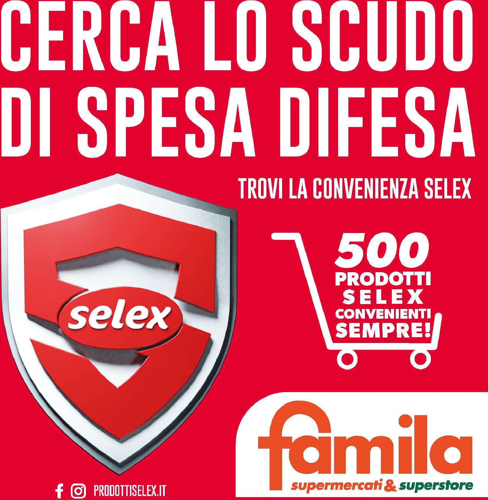 Volantino attuale di Famila - Spesa difesa valido dal martedì 07/07/2026 al mercoledì 30/09/2026