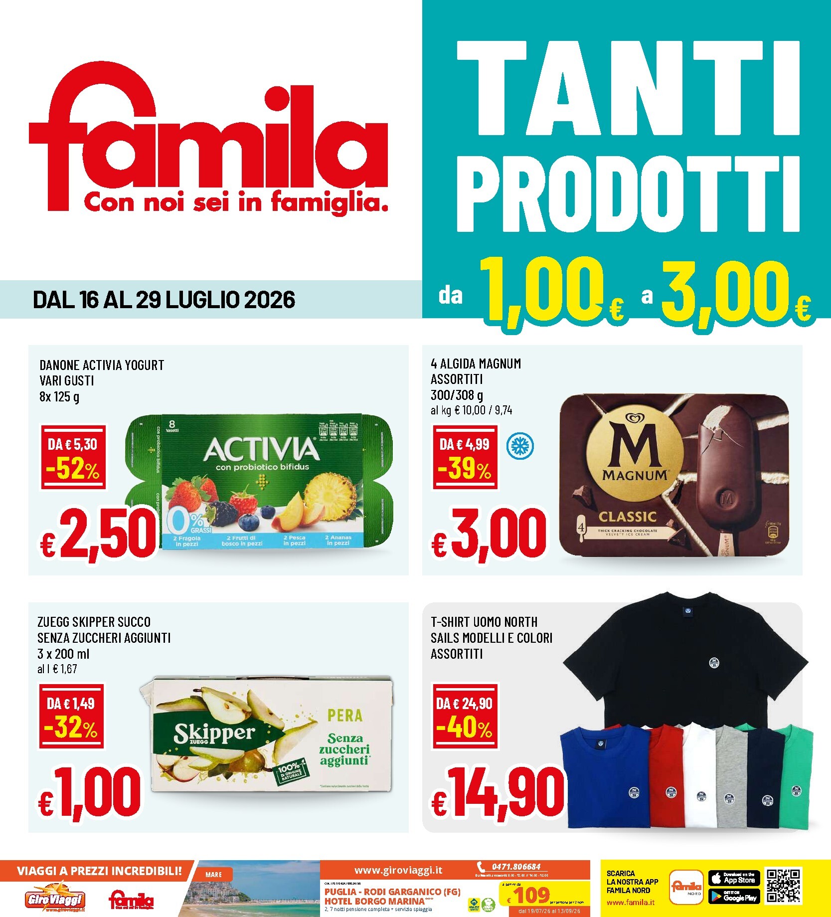 Volantino futuro Famila valido dal giovedì 16/07/2026 al mercoledì 29/07/2026