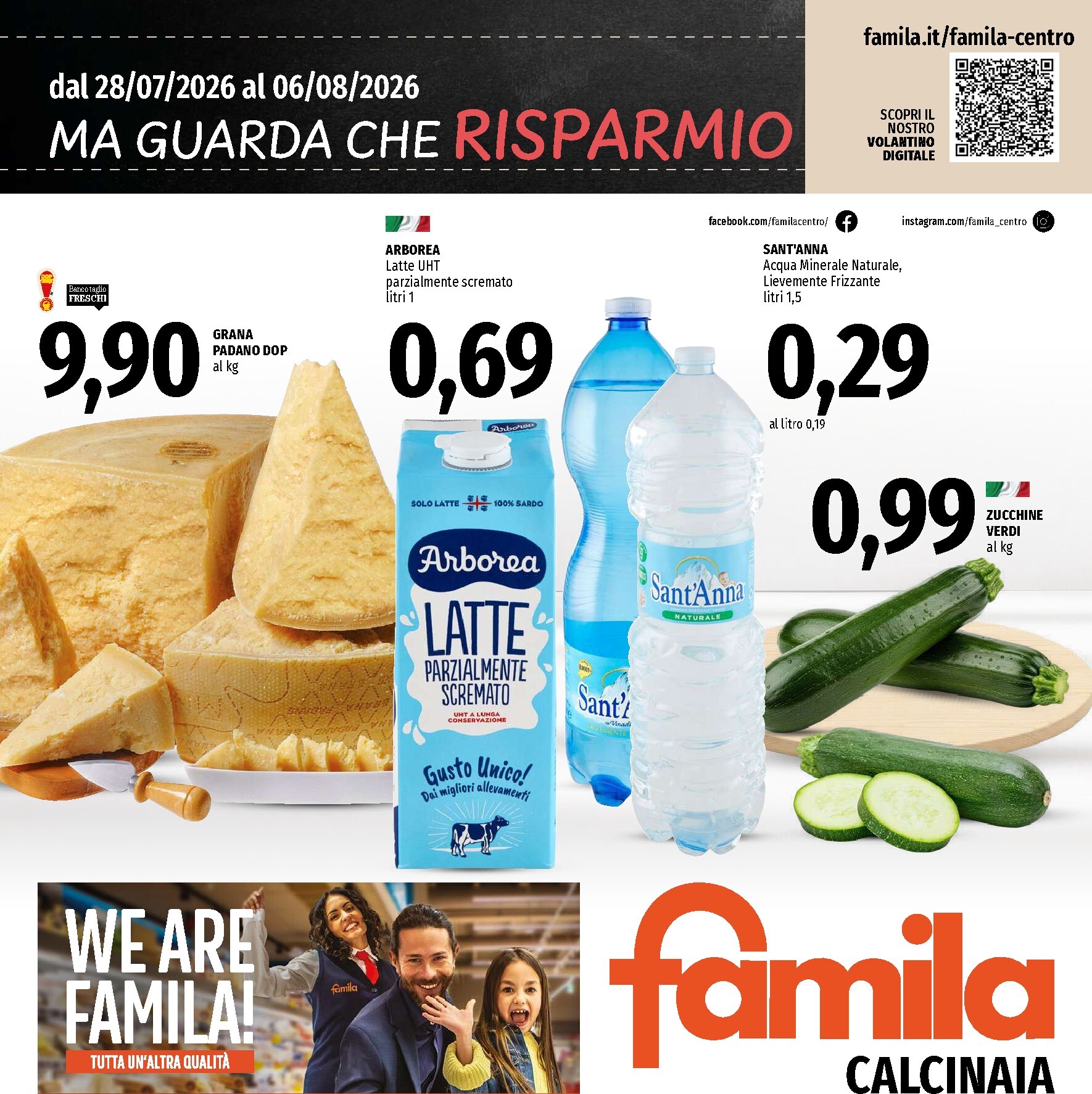 Volantino attuale di Famila - Ma Guarda che Risparmio valido dal martedì 28/07/2026 al giovedì 06/08/2026