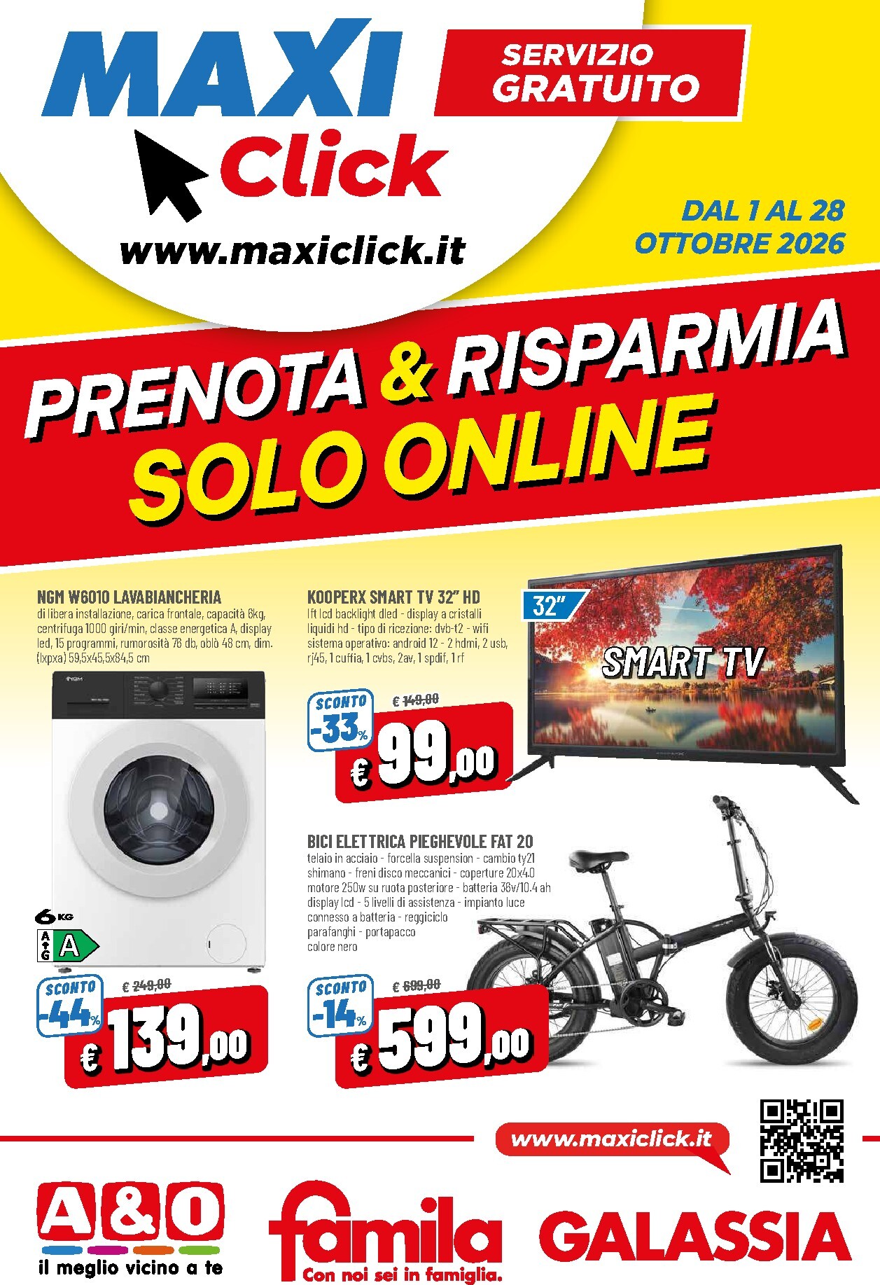 Volantino attuale di Famila - Prenota & Risparmia Solo Online valido dal giovedì 01/10/2026 al mercoledì 28/10/2026