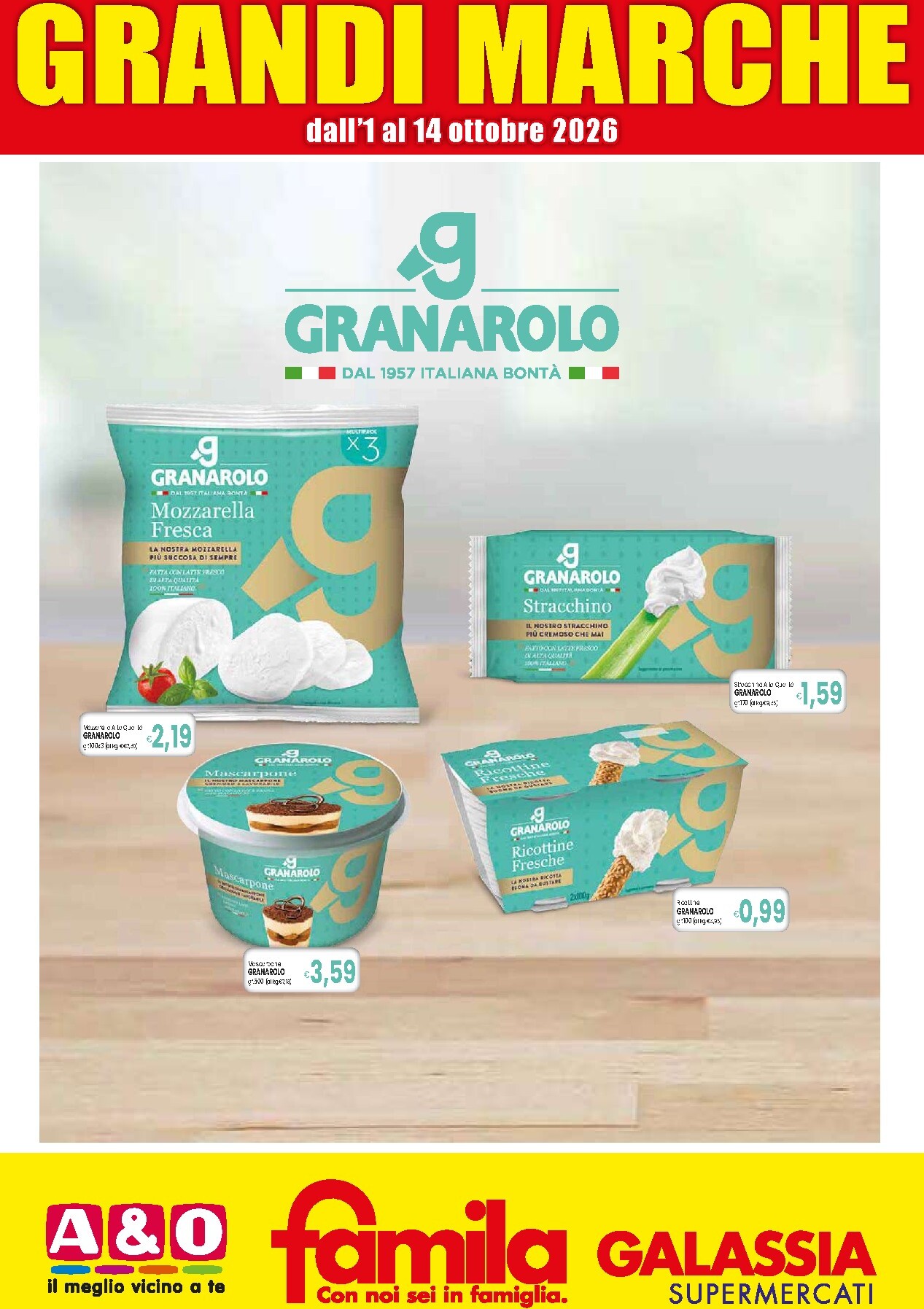 Volantino attuale di Famila - Grandi Marche valido dal giovedì 01/10/2026 al mercoledì 14/10/2026