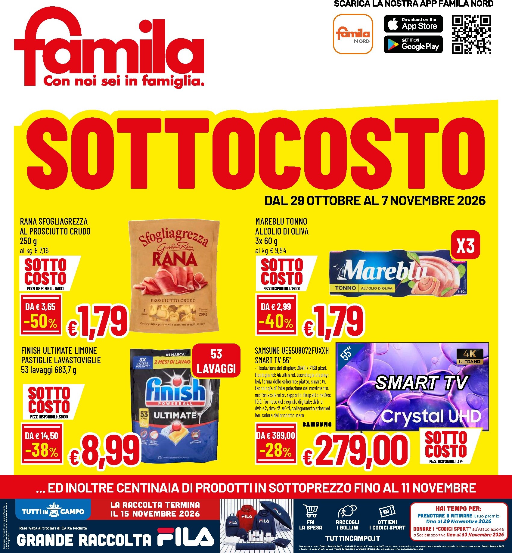 Volantino futuro Famila valido dal giovedì 29/10/2026 al sabato 07/11/2026