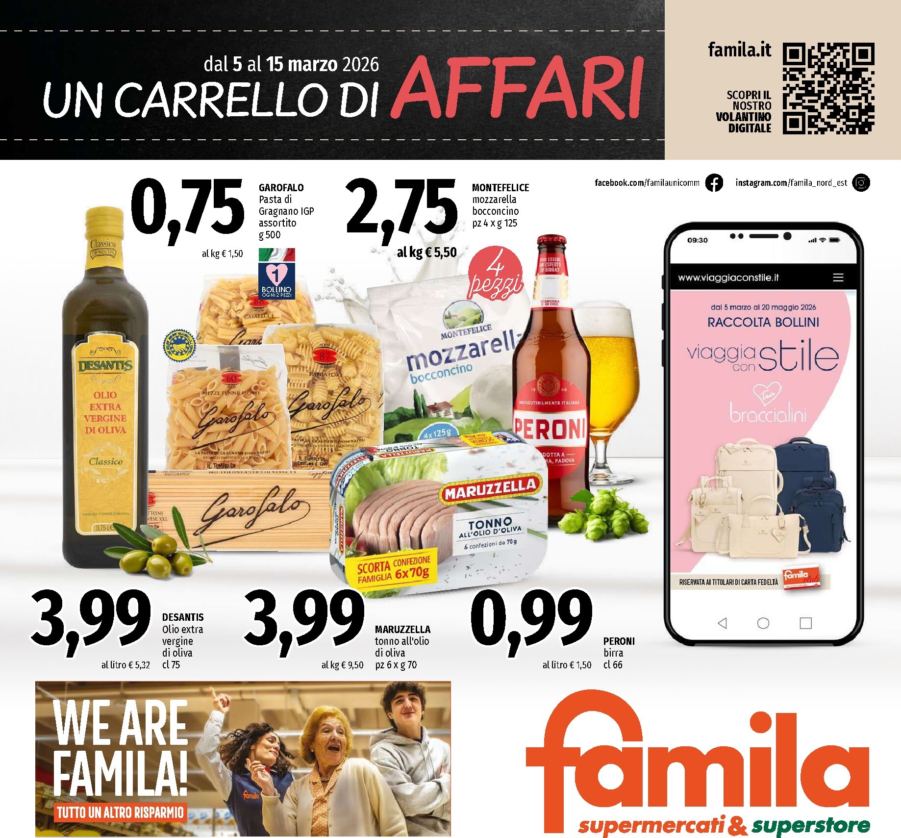 Volantino Famila - Supermercati & Superstore valido dal 05/03/2026 al 15/03/2026