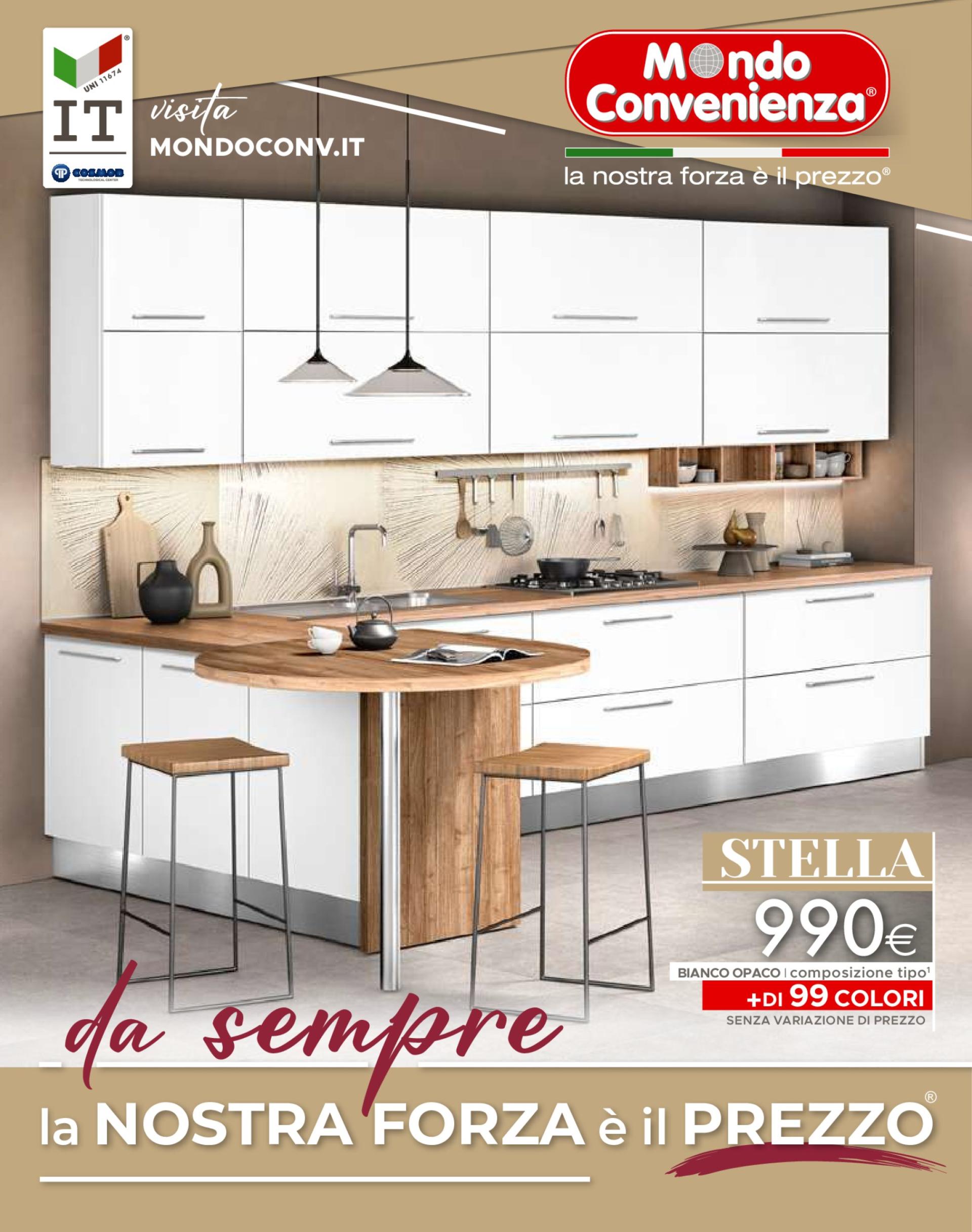 Volantino Mondo Convenienza valido dal 01/01 al 31/03