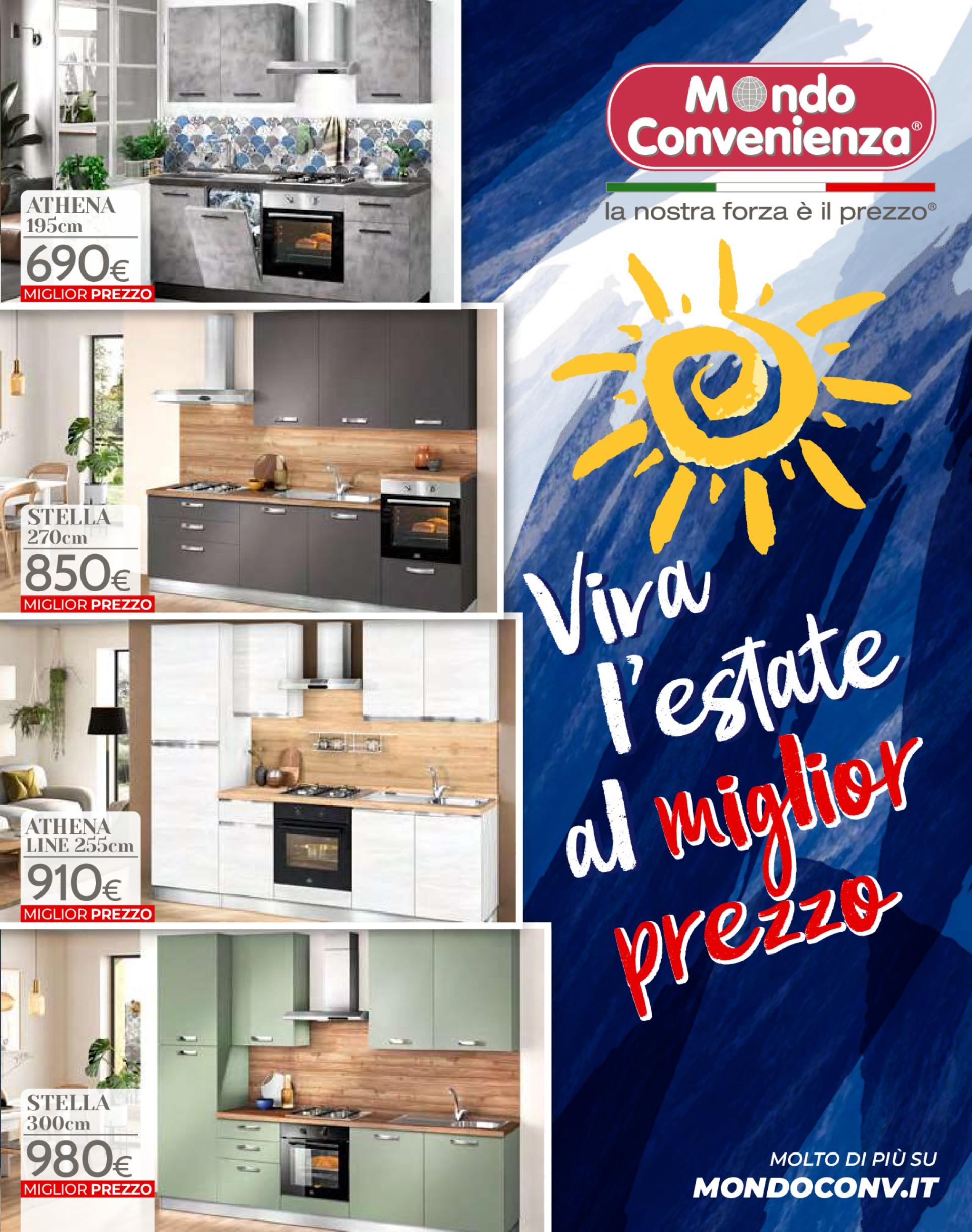 Volantino Mondo Convenienza valido dal 01/07 al 30/09