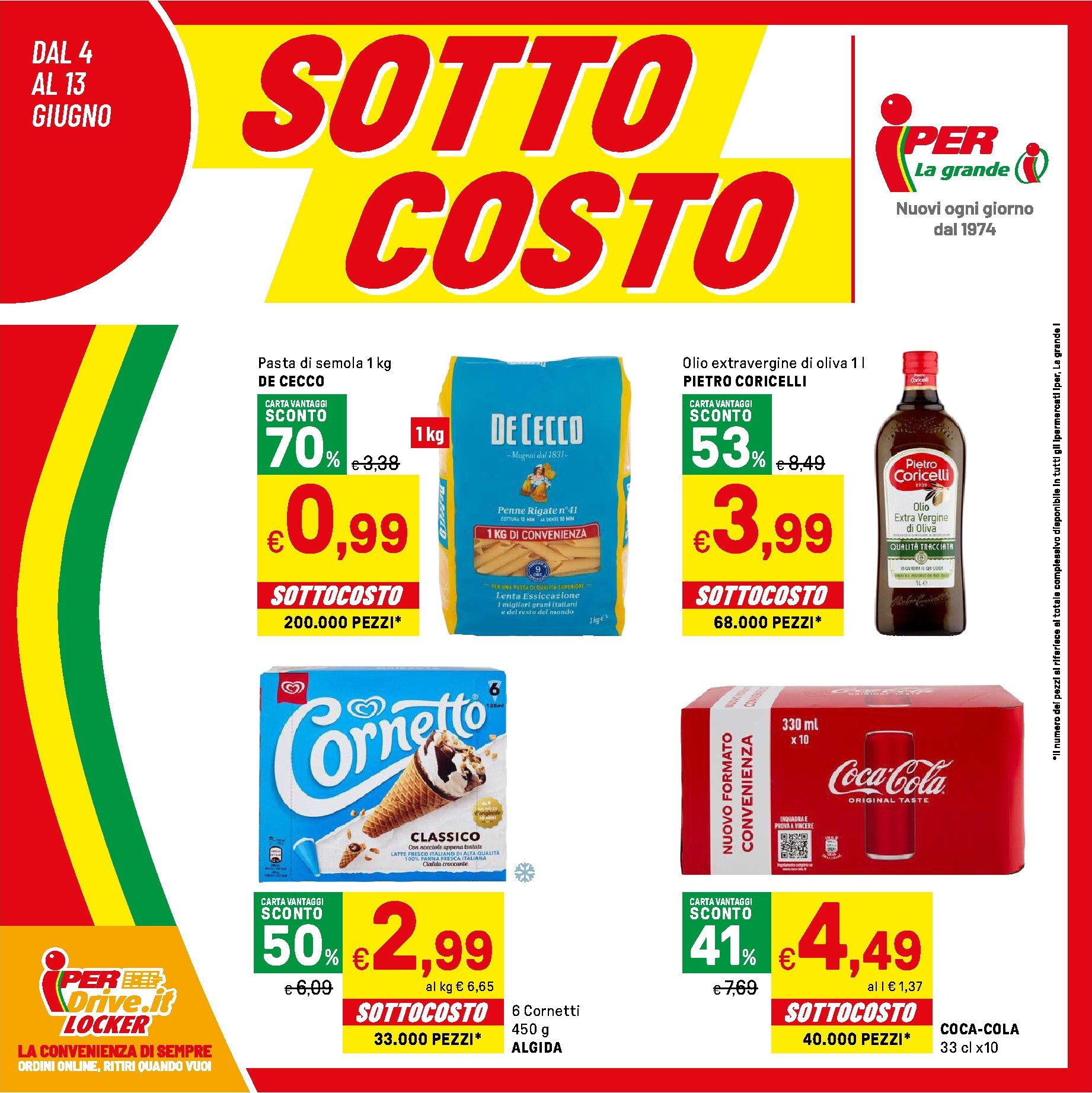Volantino attuale di Iper valido dal giovedì 04/06/2026 al sabato 13/06/2026
