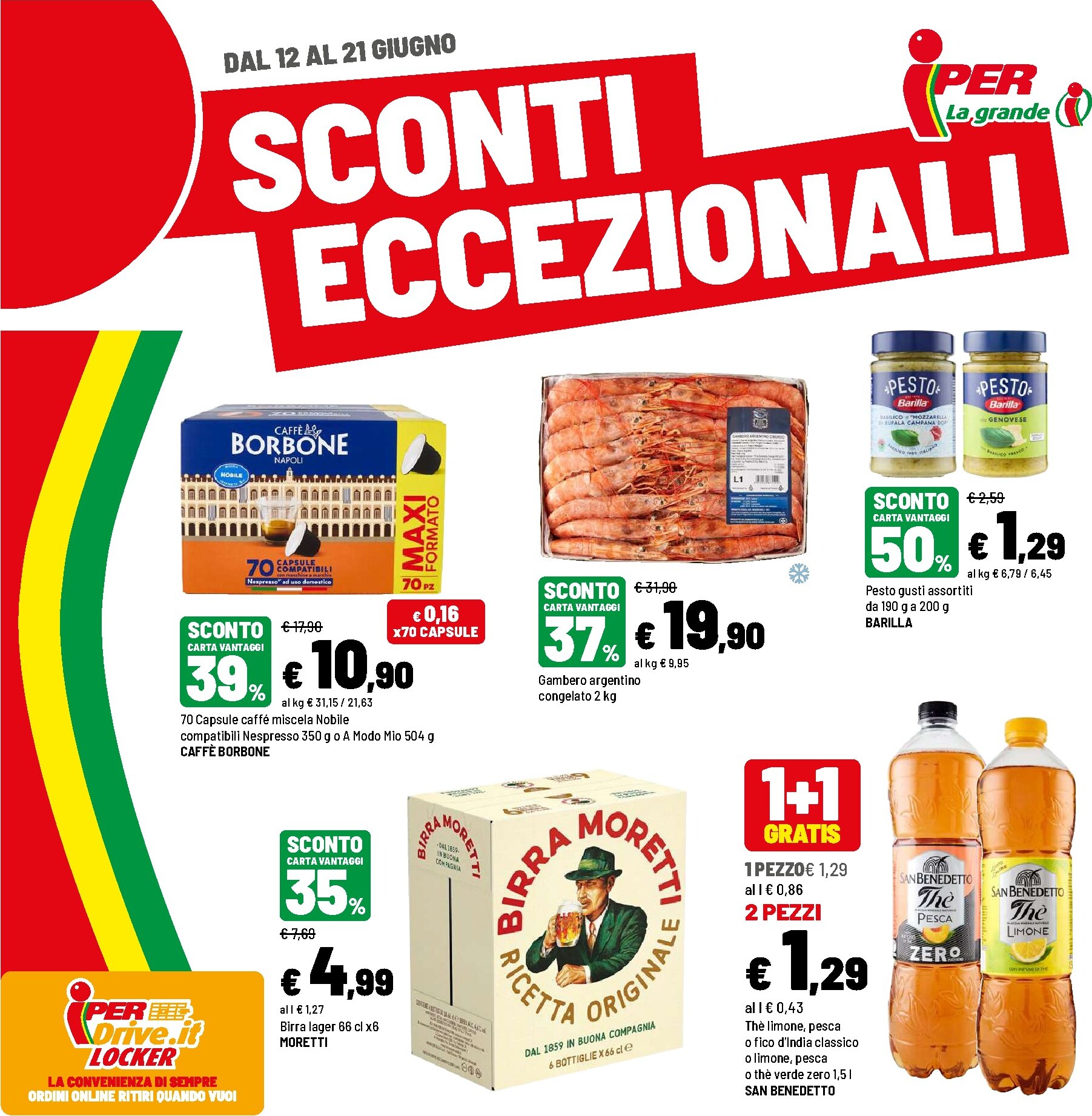 Volantino attuale di Iper valido dal venerdì 12/06/2026 al domenica 21/06/2026