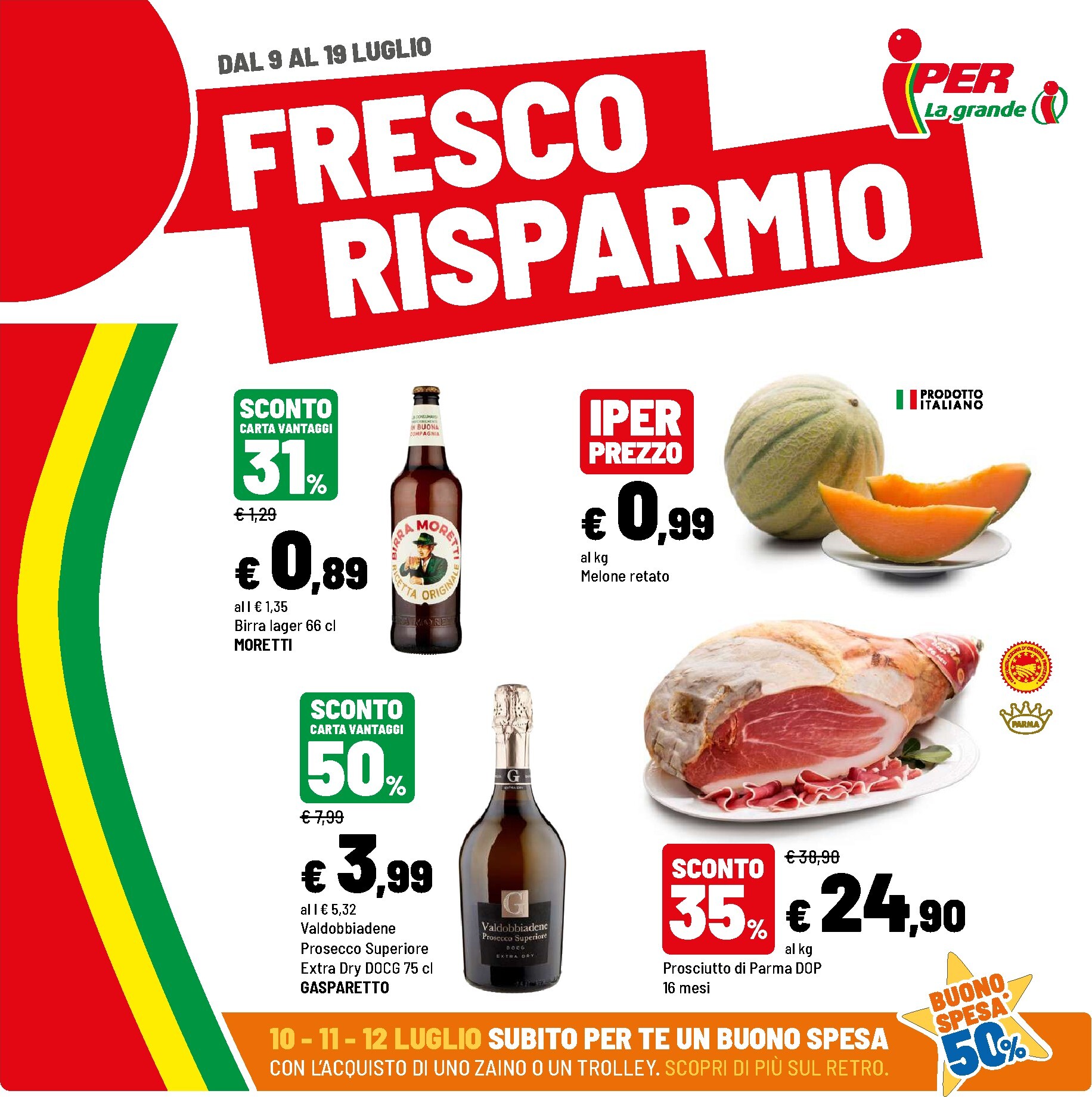 Volantino attuale di Iper valido dal giovedì 09/07/2026 al domenica 19/07/2026