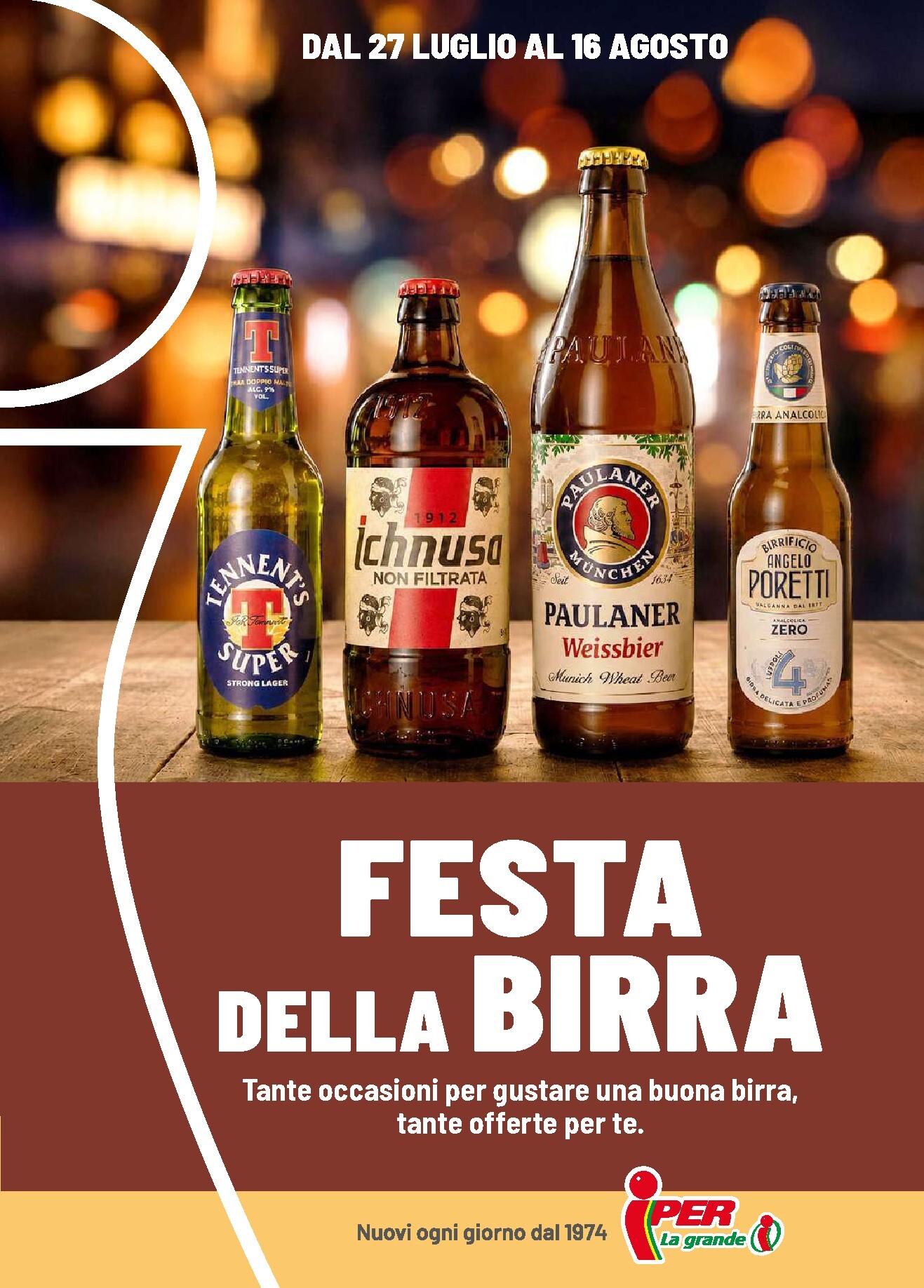 Volantino attuale di Iper - Festa Della Birra valido dal lunedì 27/07/2026 al domenica 16/08/2026