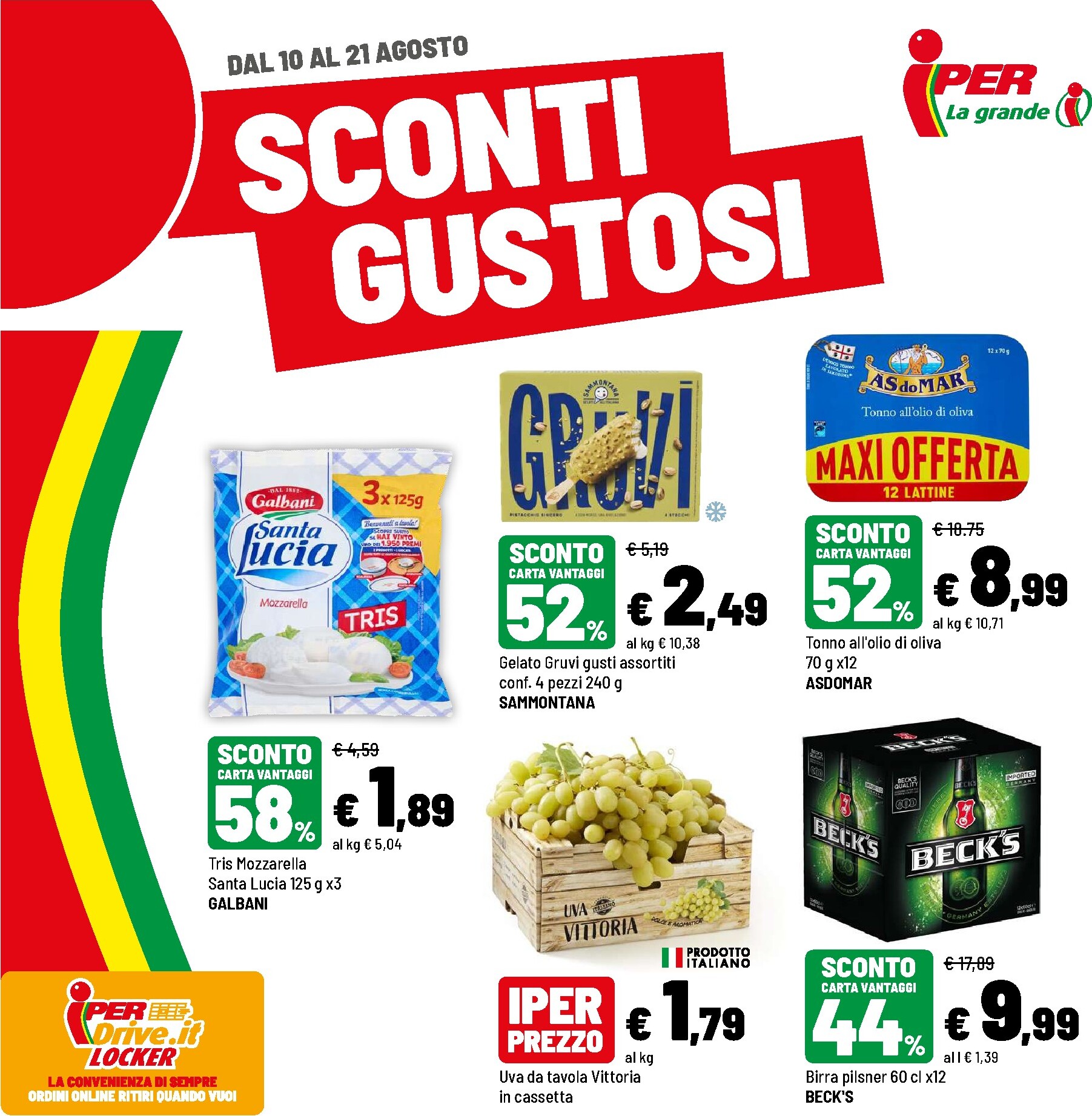 Volantino attuale di Iper valido dal lunedì 10/08/2026 al venerdì 21/08/2026