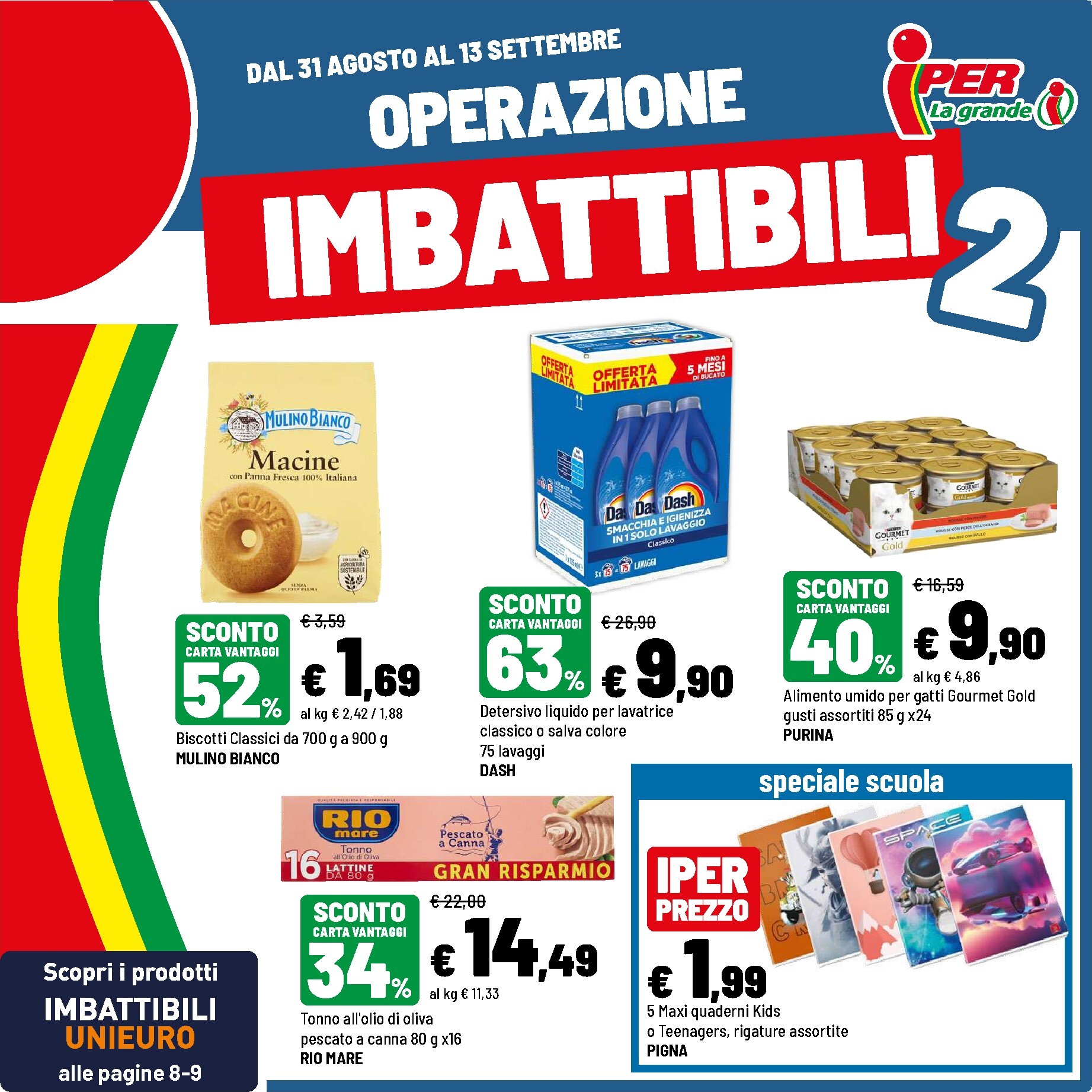 Volantino attuale di Iper valido dal lunedì 31/08/2026 al domenica 13/09/2026