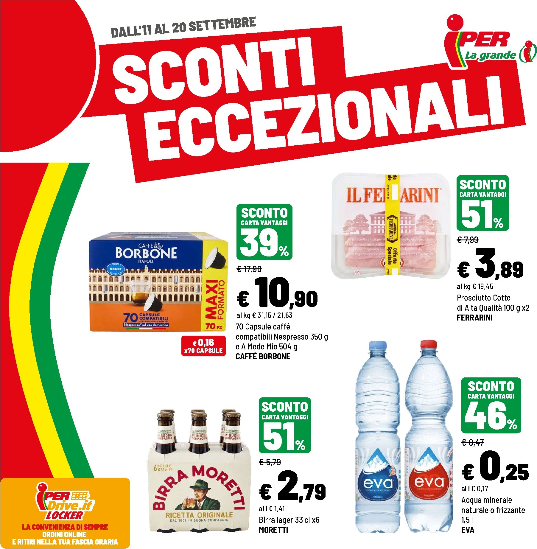 Volantino attuale di Iper valido dal venerdì 11/09/2026 al domenica 20/09/2026