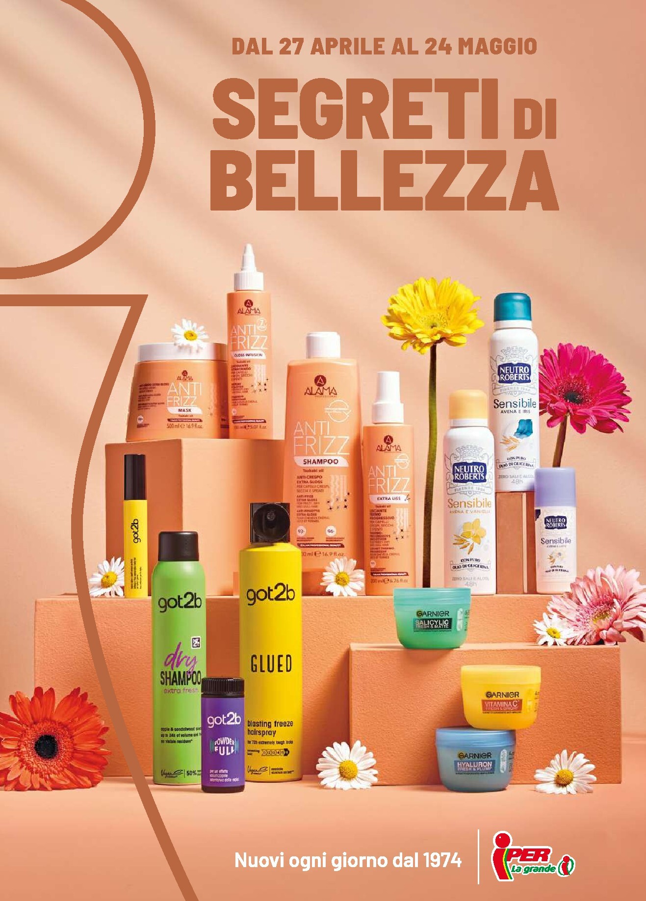 Volantino Iper - Segreti di Bellezza per la prossima settimana dal lunedì 27/04/2026 al domenica 24/05/2026