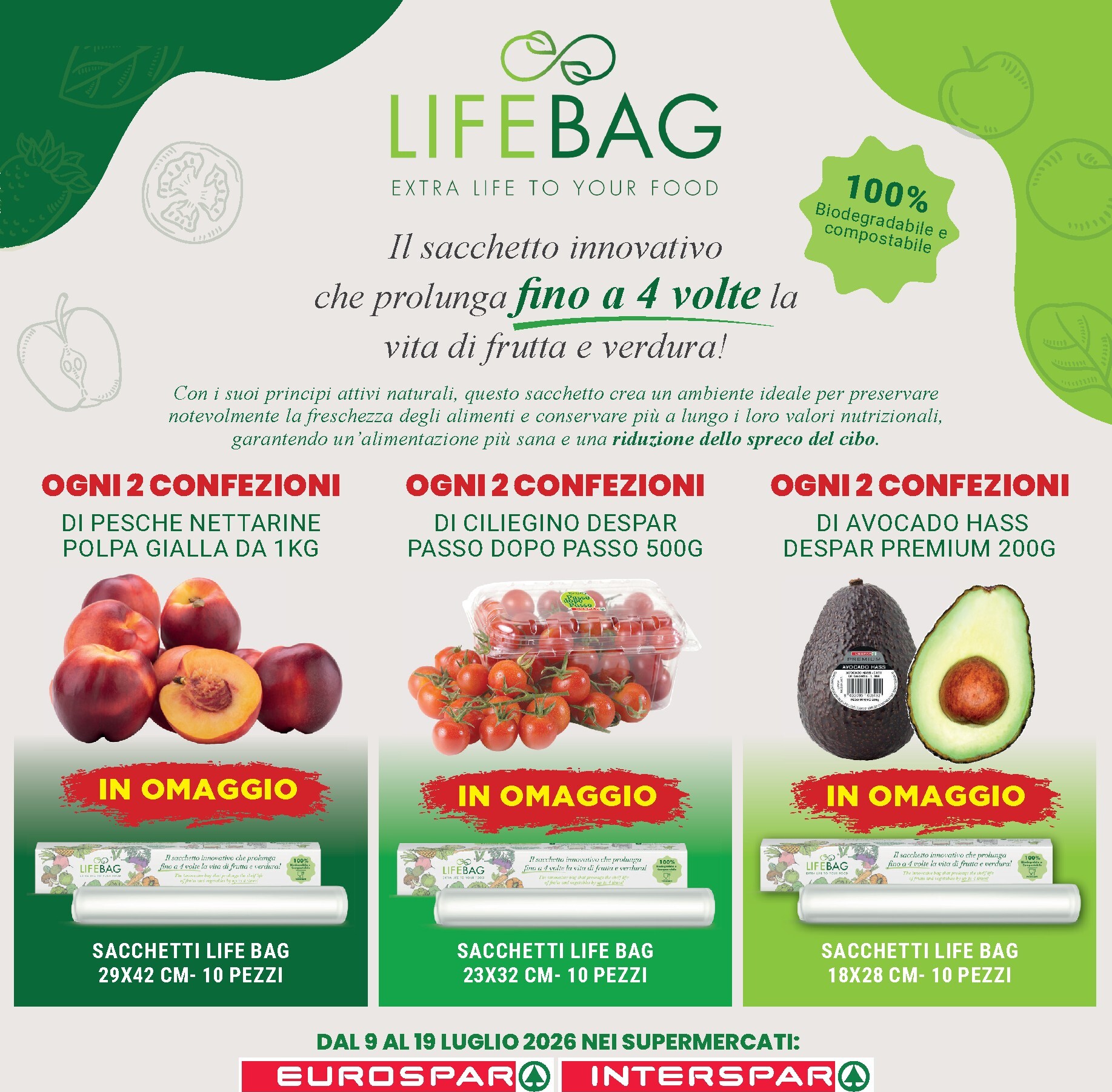 Volantino attuale di INTERSPAR - LifeBag valido dal giovedì 09/07/2026 al domenica 19/07/2026