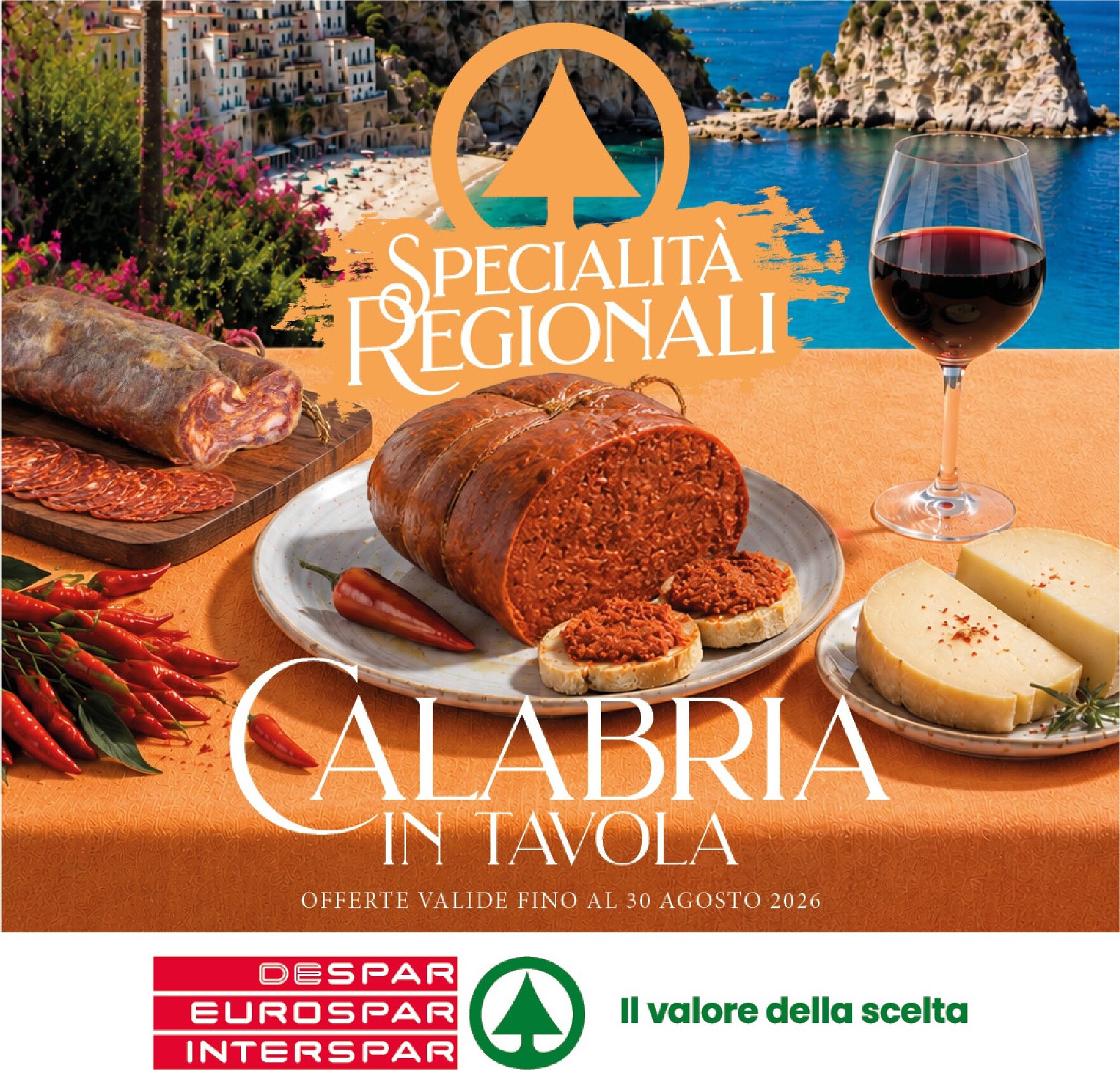 Volantino attuale di INTERSPAR - Specialità regionali valido dal lunedì 20/07/2026 al domenica 30/08/2026