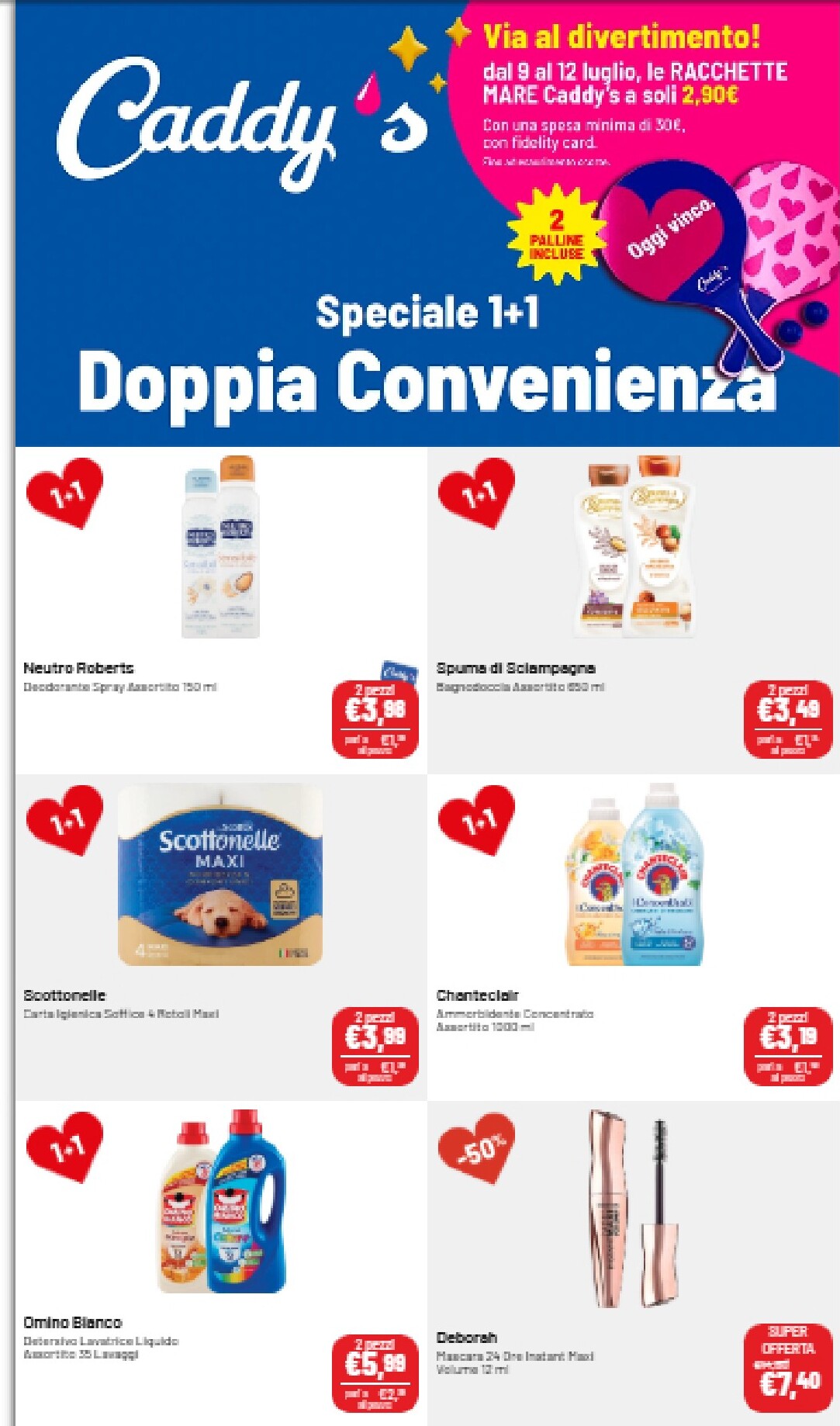 Volantino attuale di Caddy's valido dal lunedì 13/07/2026 al domenica 02/08/2026