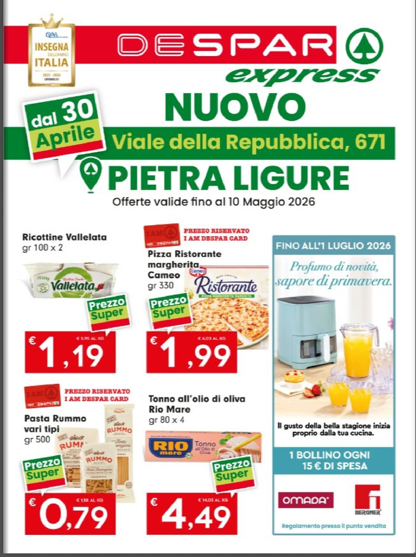 Volantino futuro Despar - Express valido dal giovedì 30/04/2026 al domenica 10/05/2026