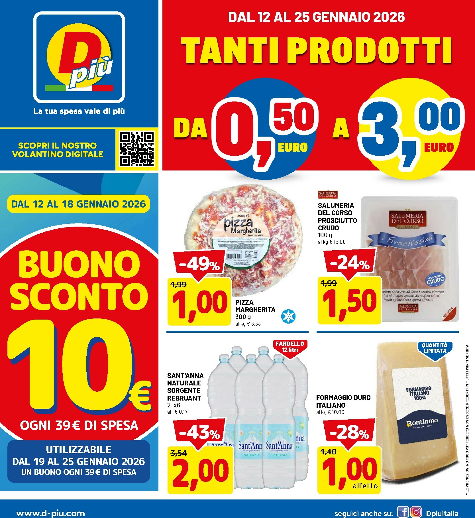 Volantino DPiù valido dal 12/01 al 25/01