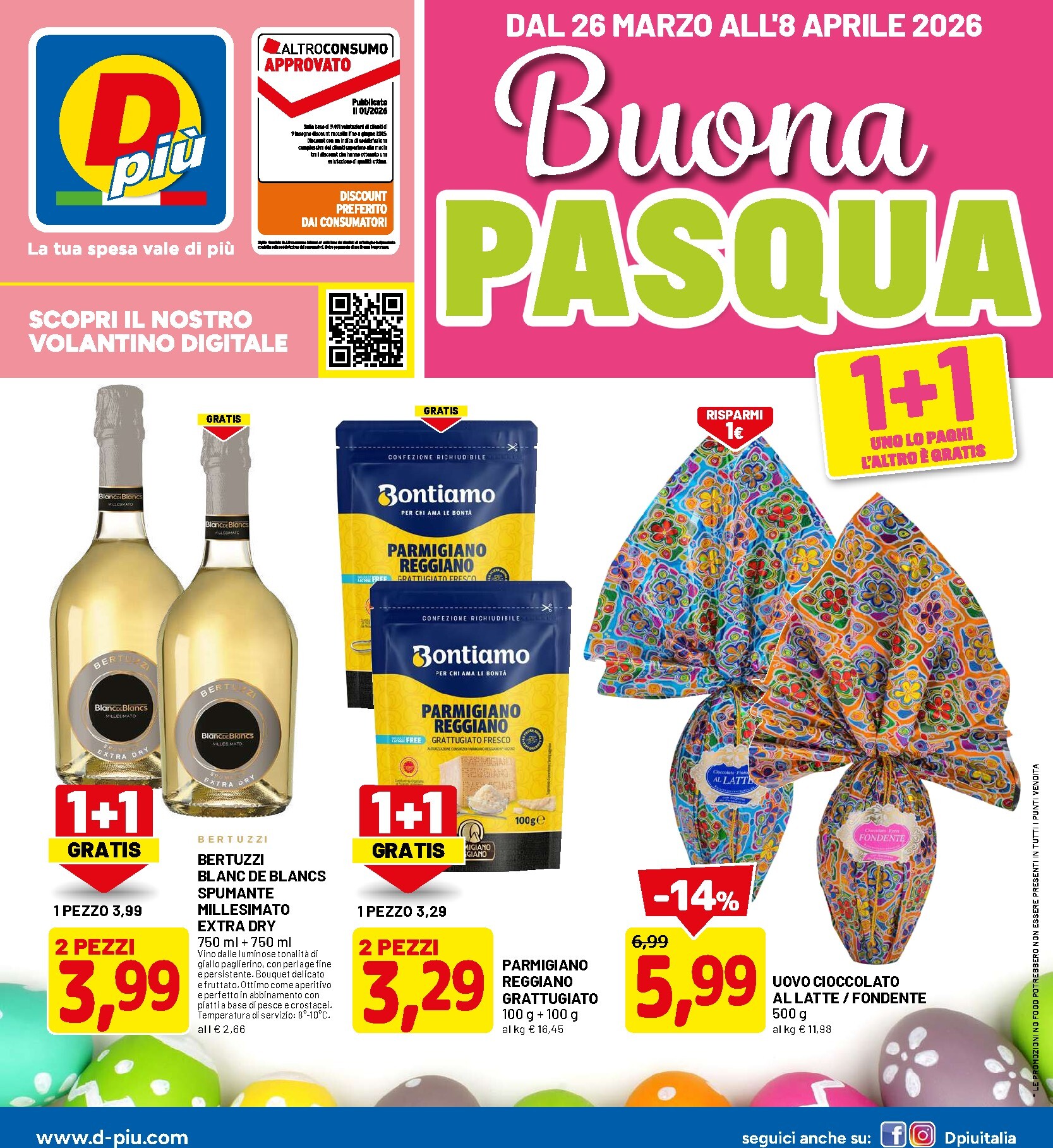 Volantino DPiù valido dal 26/03/2026 al 08/04/2026