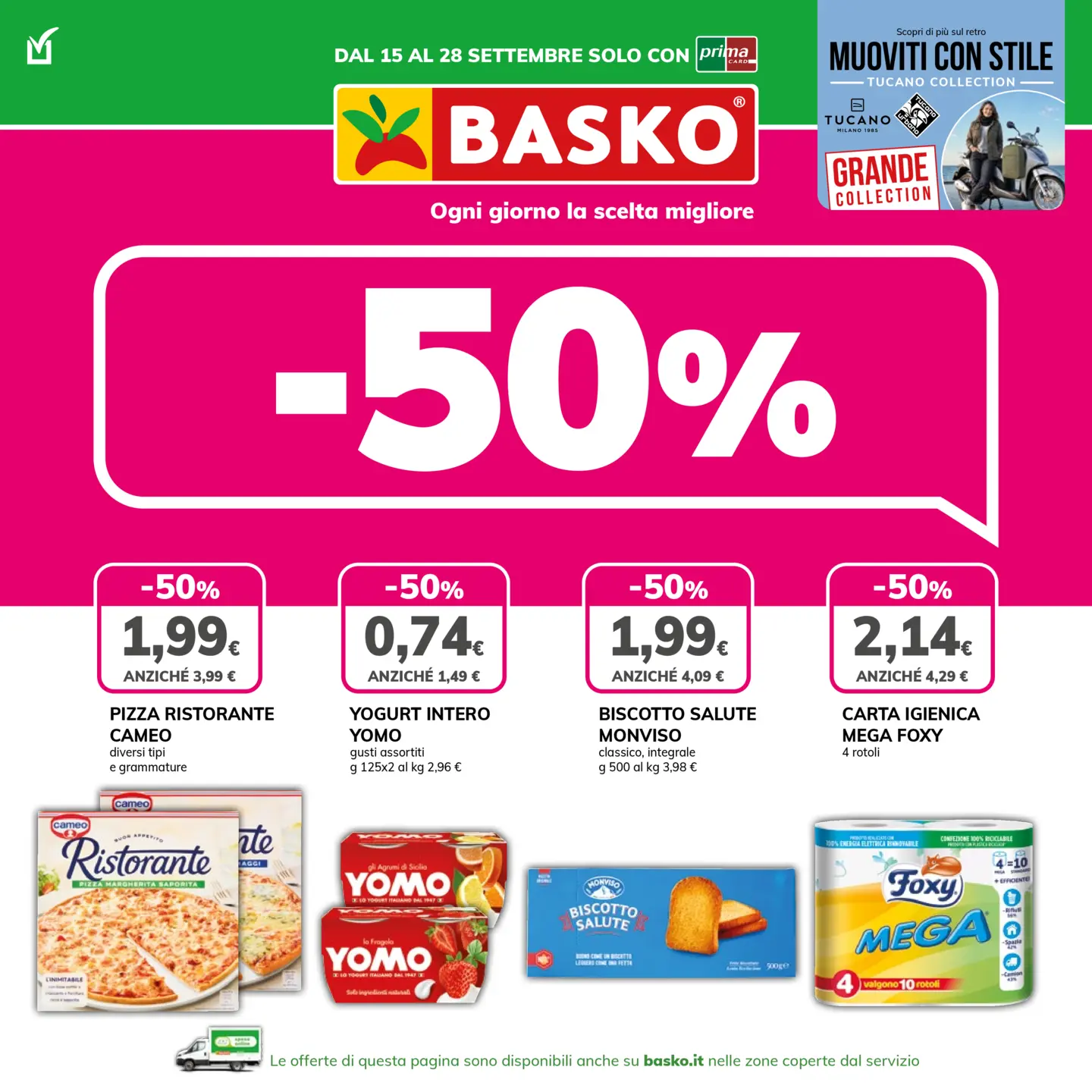 Volantino attuale di Basko valido dal martedì 15/09/2026 al lunedì 28/09/2026