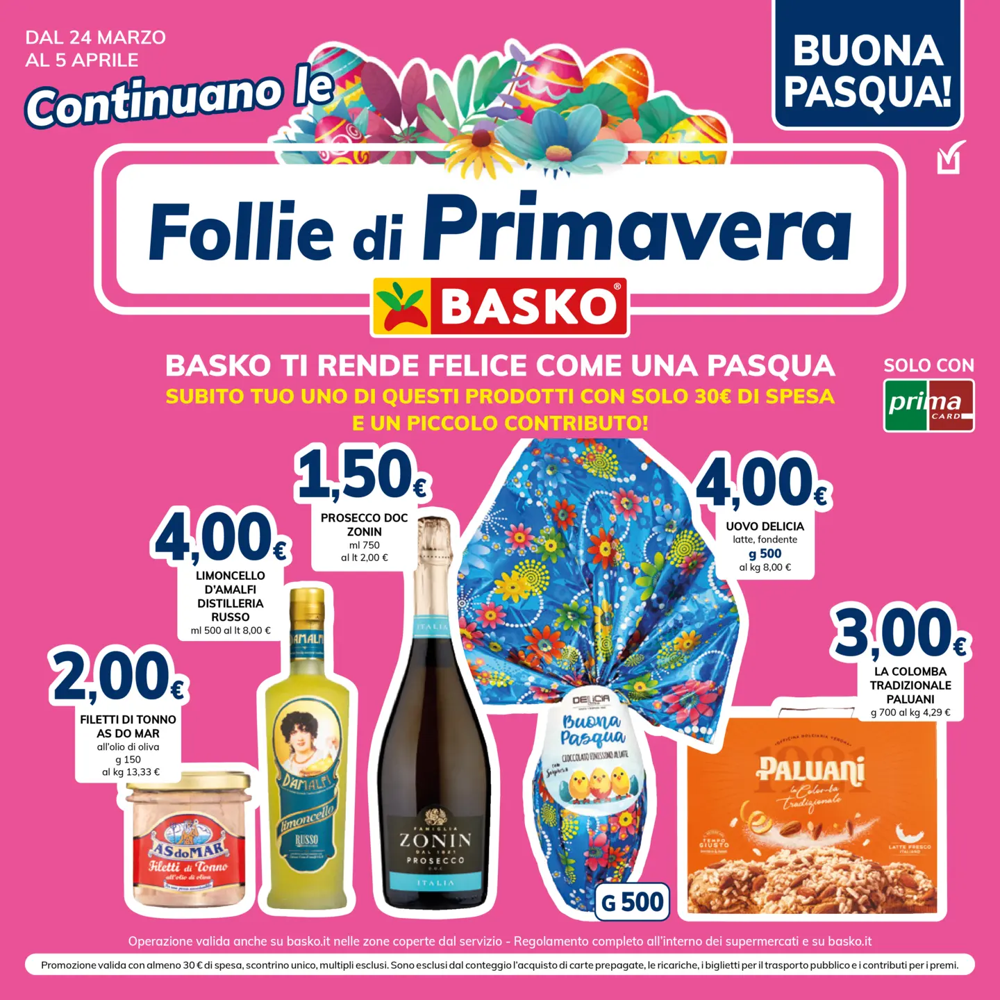 Volantino Basko - Pasqua valido dal 24/03/2026 al 05/04/2026