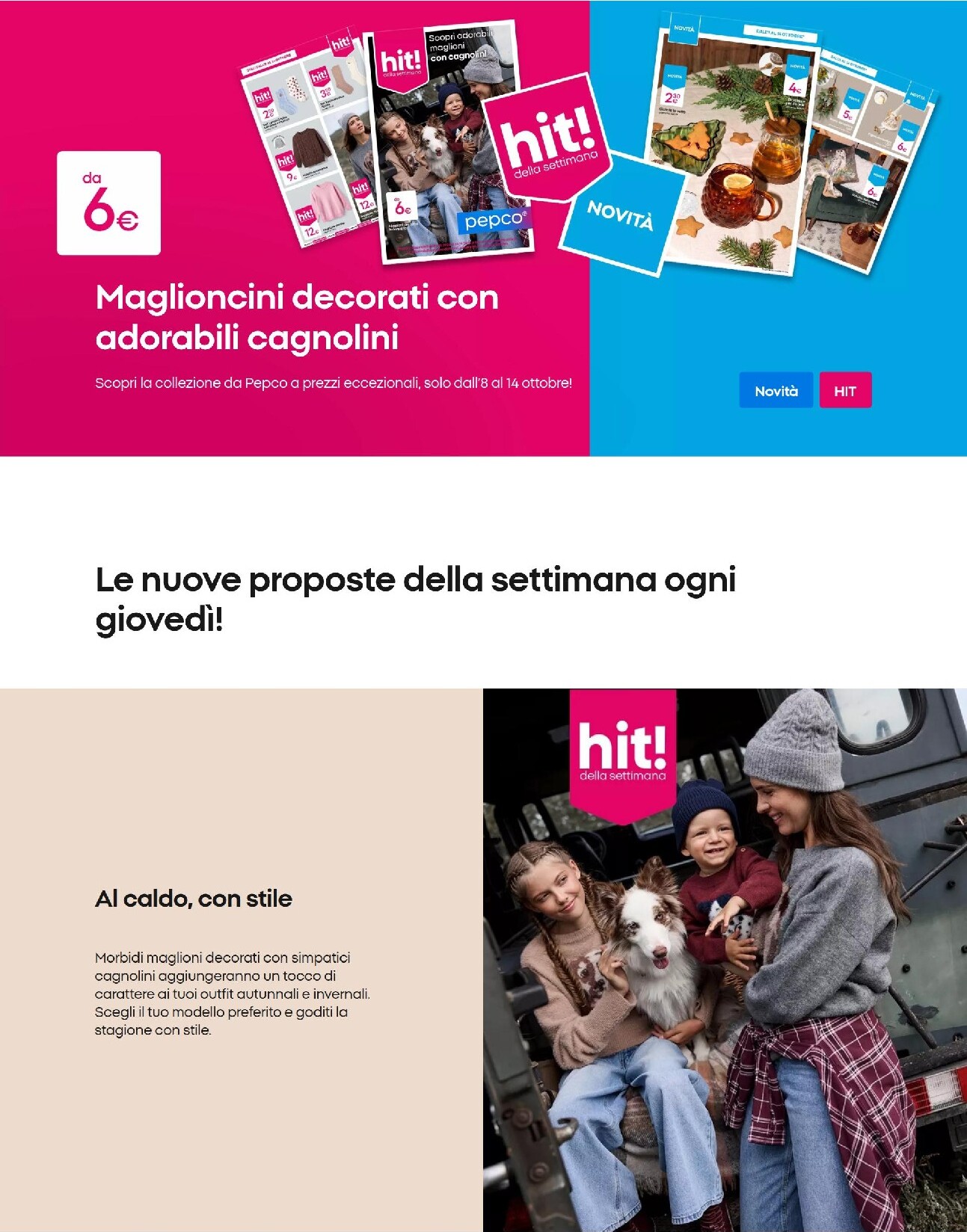 Volantino attuale di Pepco valido dal giovedì 08/10/2026 al mercoledì 14/10/2026