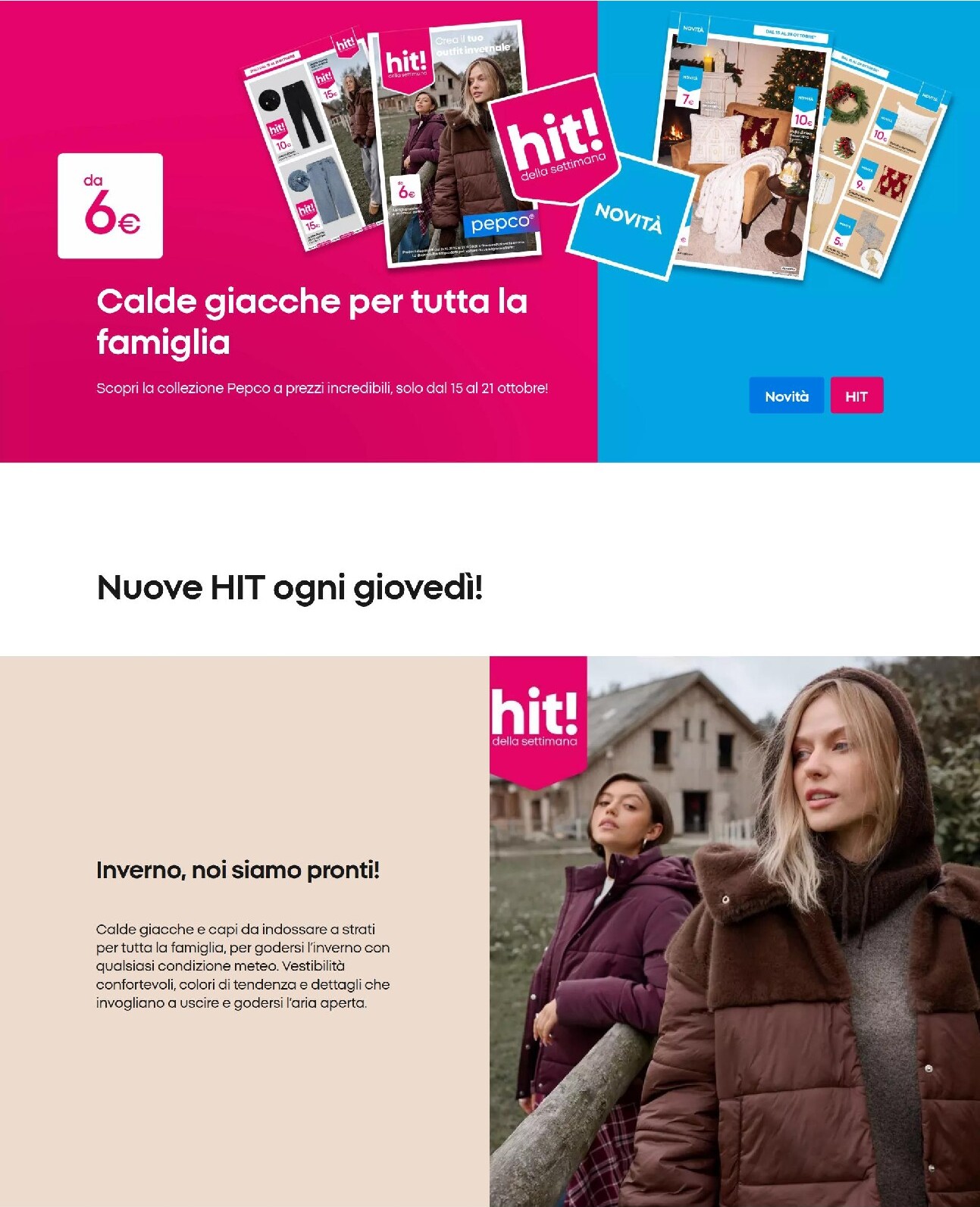 Volantino attuale di Pepco valido dal giovedì 15/10/2026 al mercoledì 21/10/2026