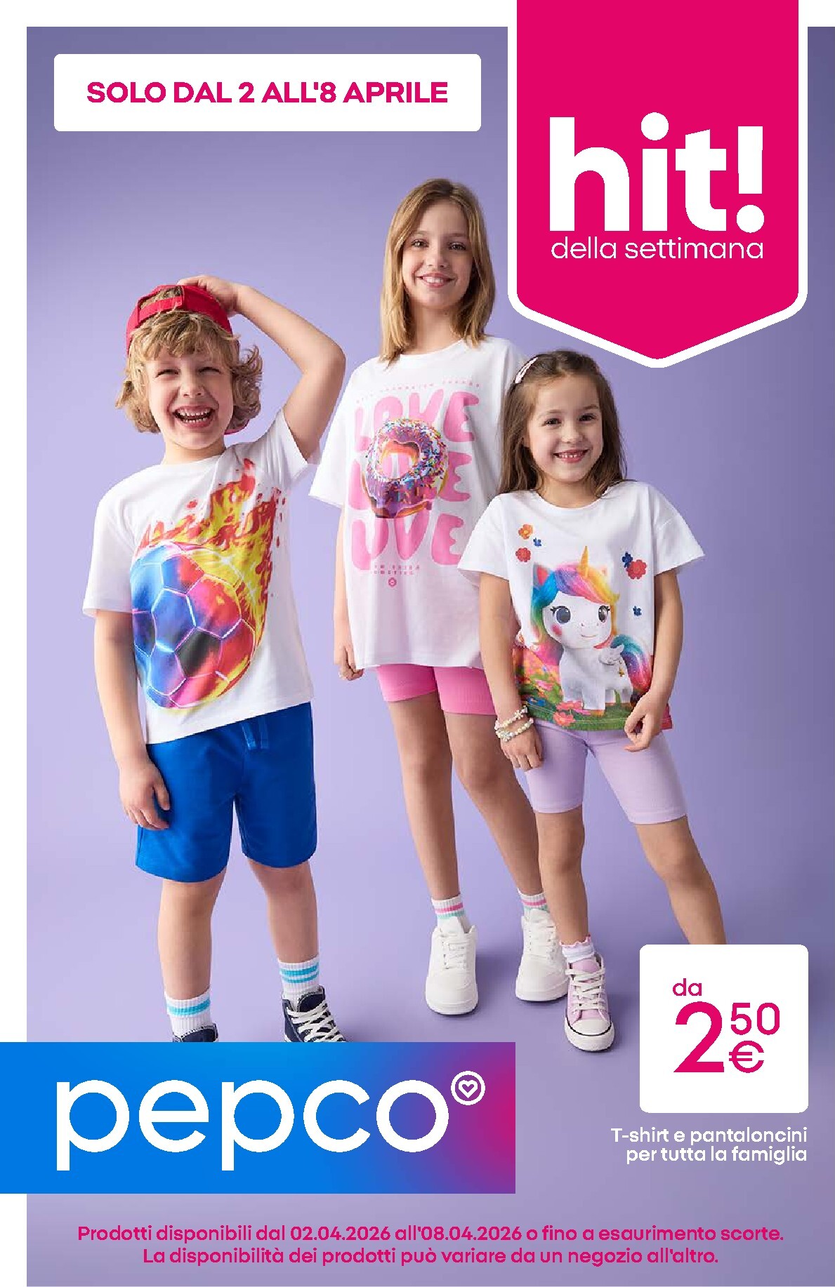 Volantino Pepco valido dal 02/04/2026 al 08/04/2026