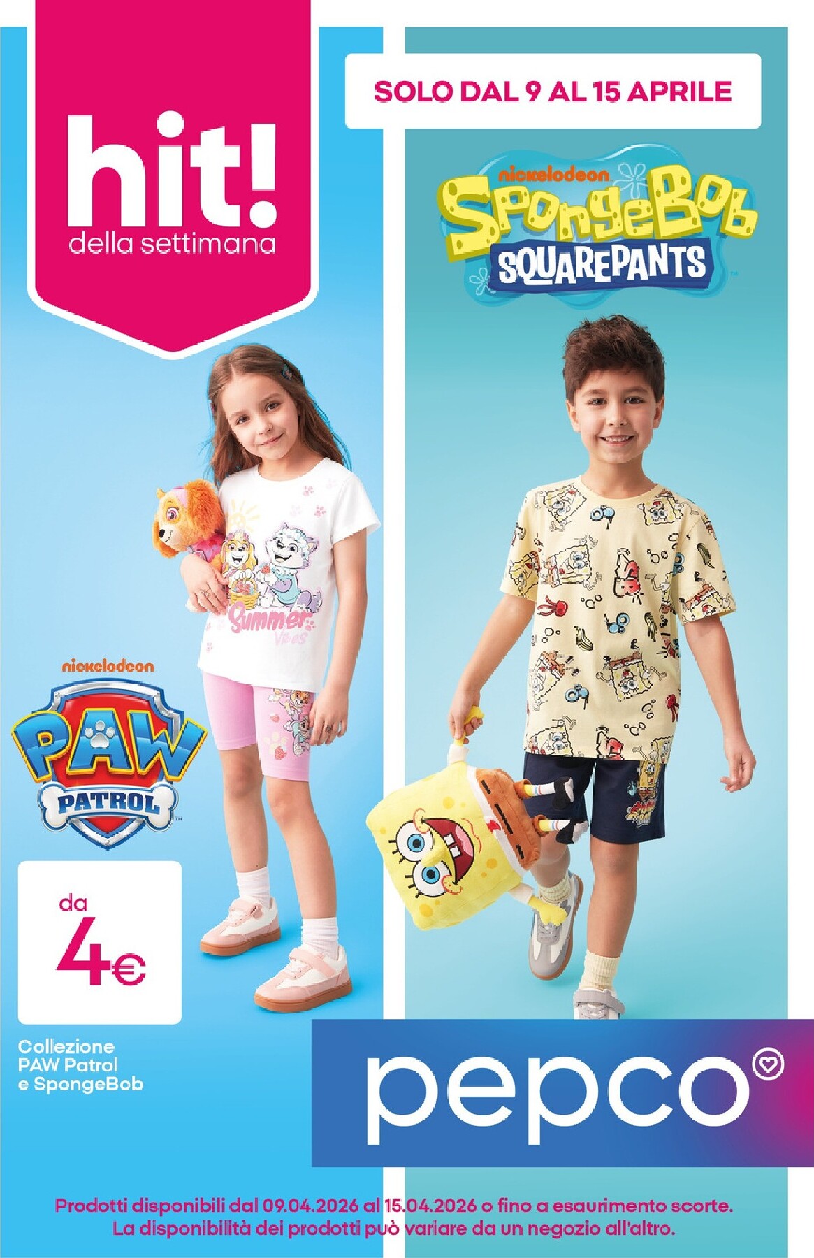 Volantino attuale di Pepco valido dal giovedì 09/04/2026 al mercoledì 15/04/2026