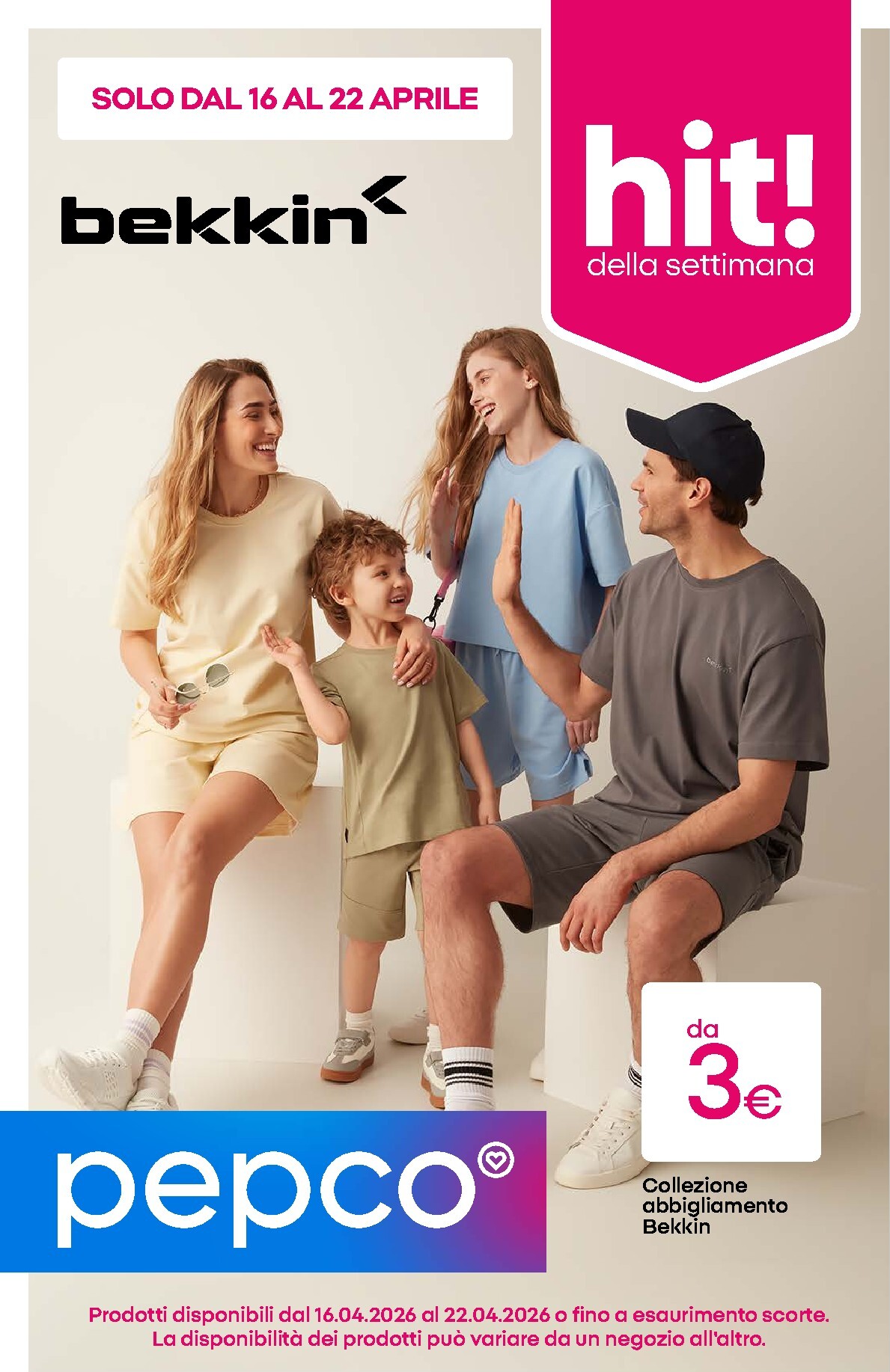 Volantino attuale di Pepco valido dal giovedì 16/04/2026 al mercoledì 22/04/2026