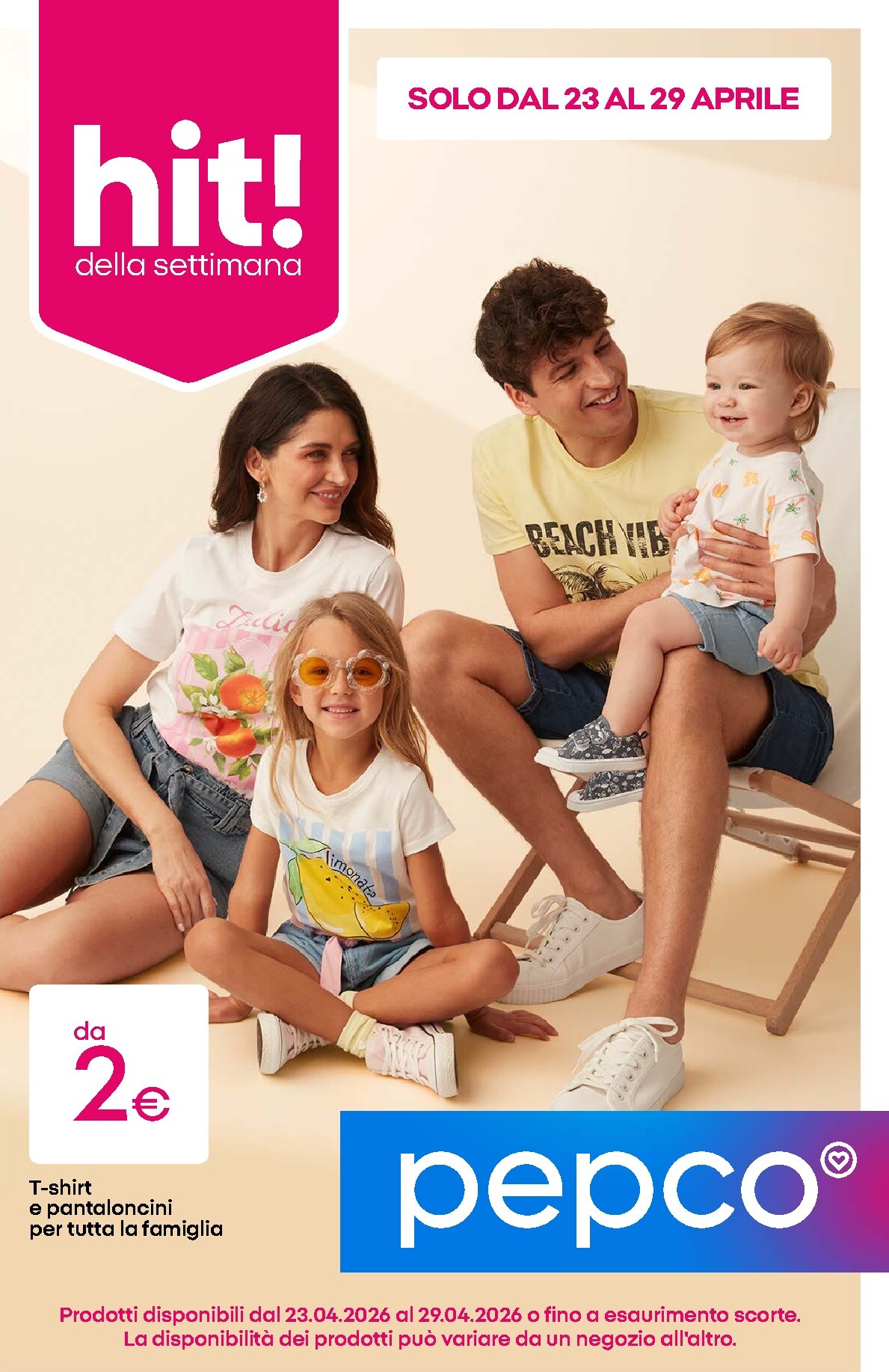 Volantino attuale di Pepco valido dal giovedì 23/04/2026 al mercoledì 29/04/2026