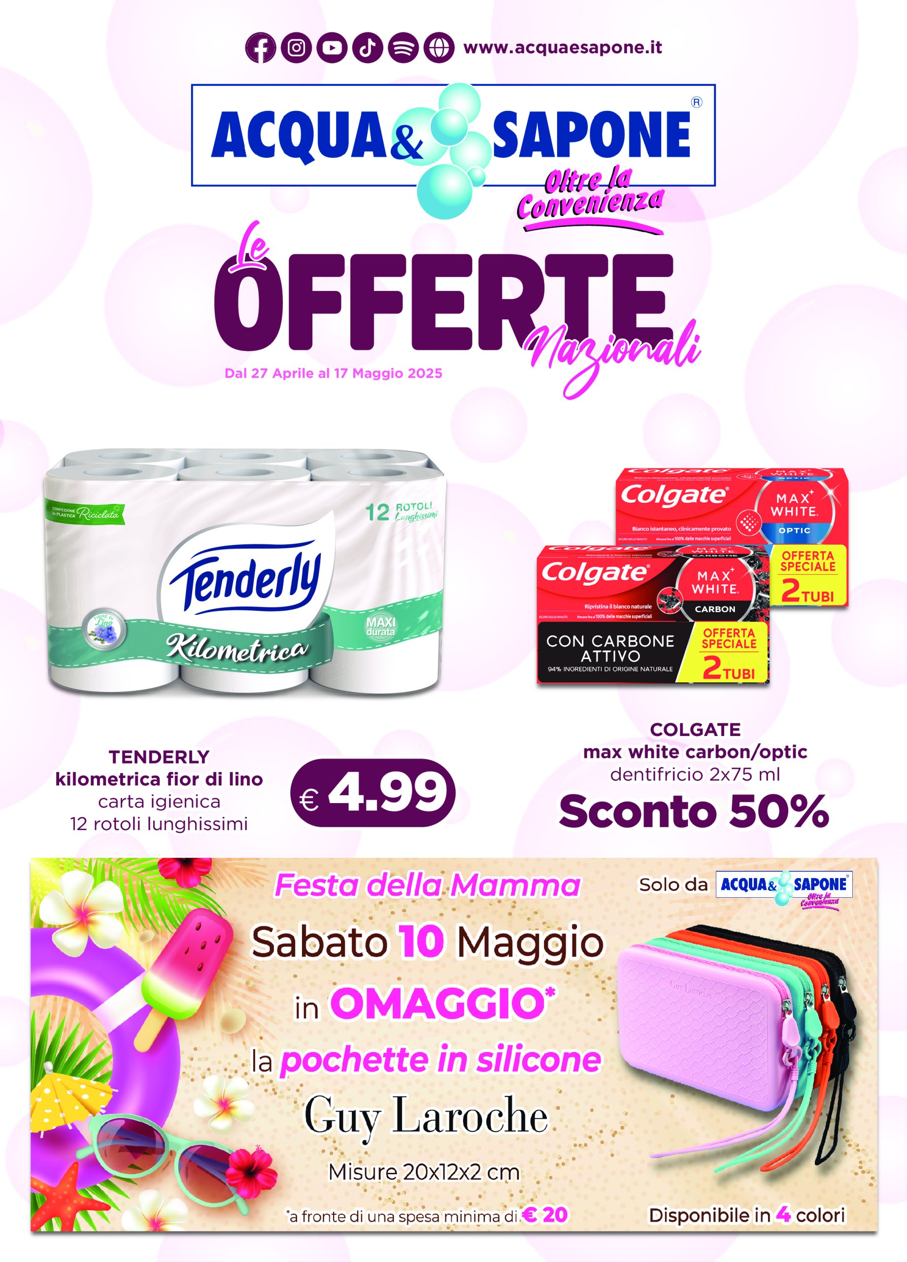 Volantino Saponi e Profumi - Offerte Nazionali valido dal 27/04 al 17/05