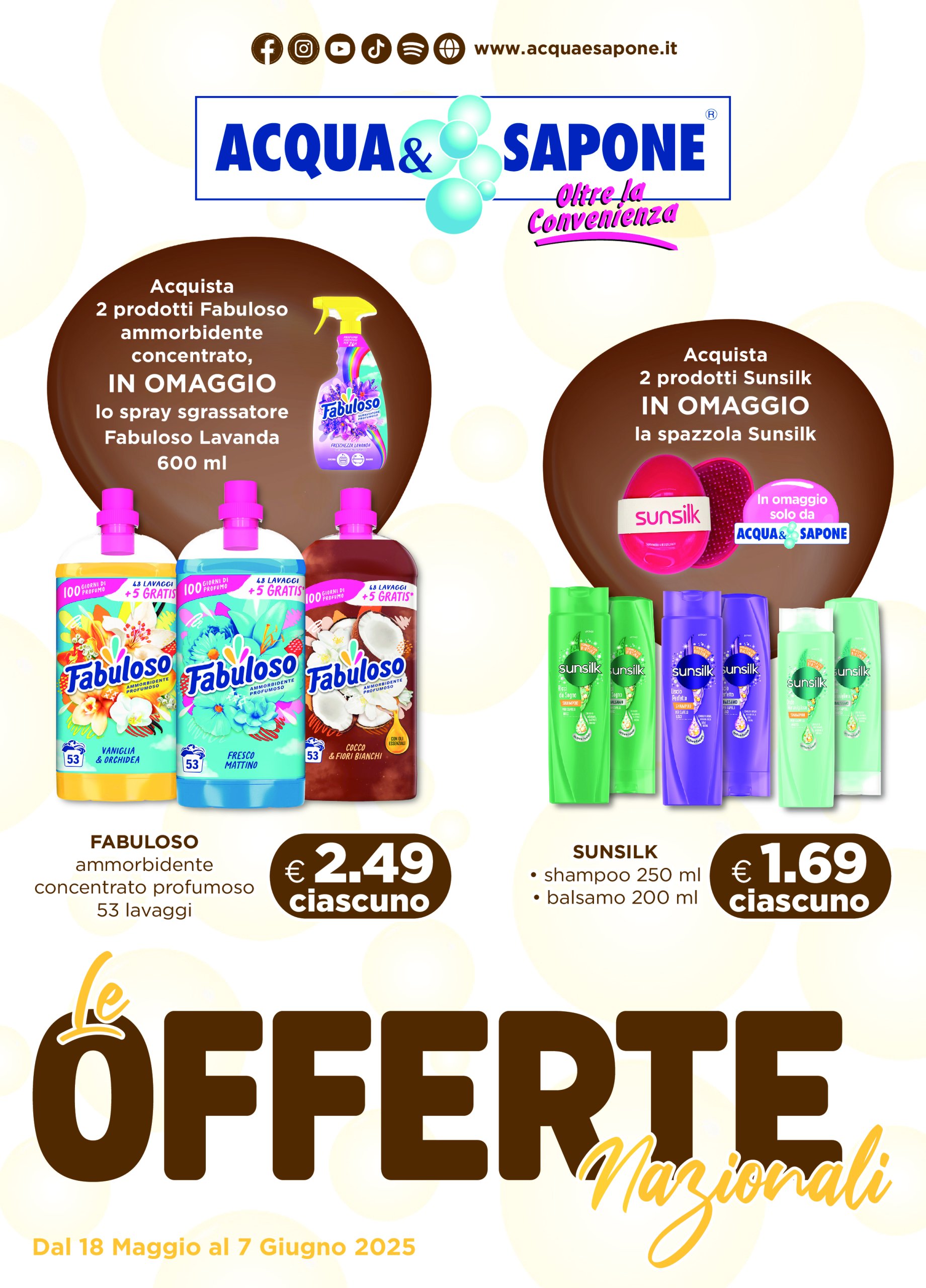 Volantino Saponi e Profumi valido dal 18/05 al 07/06