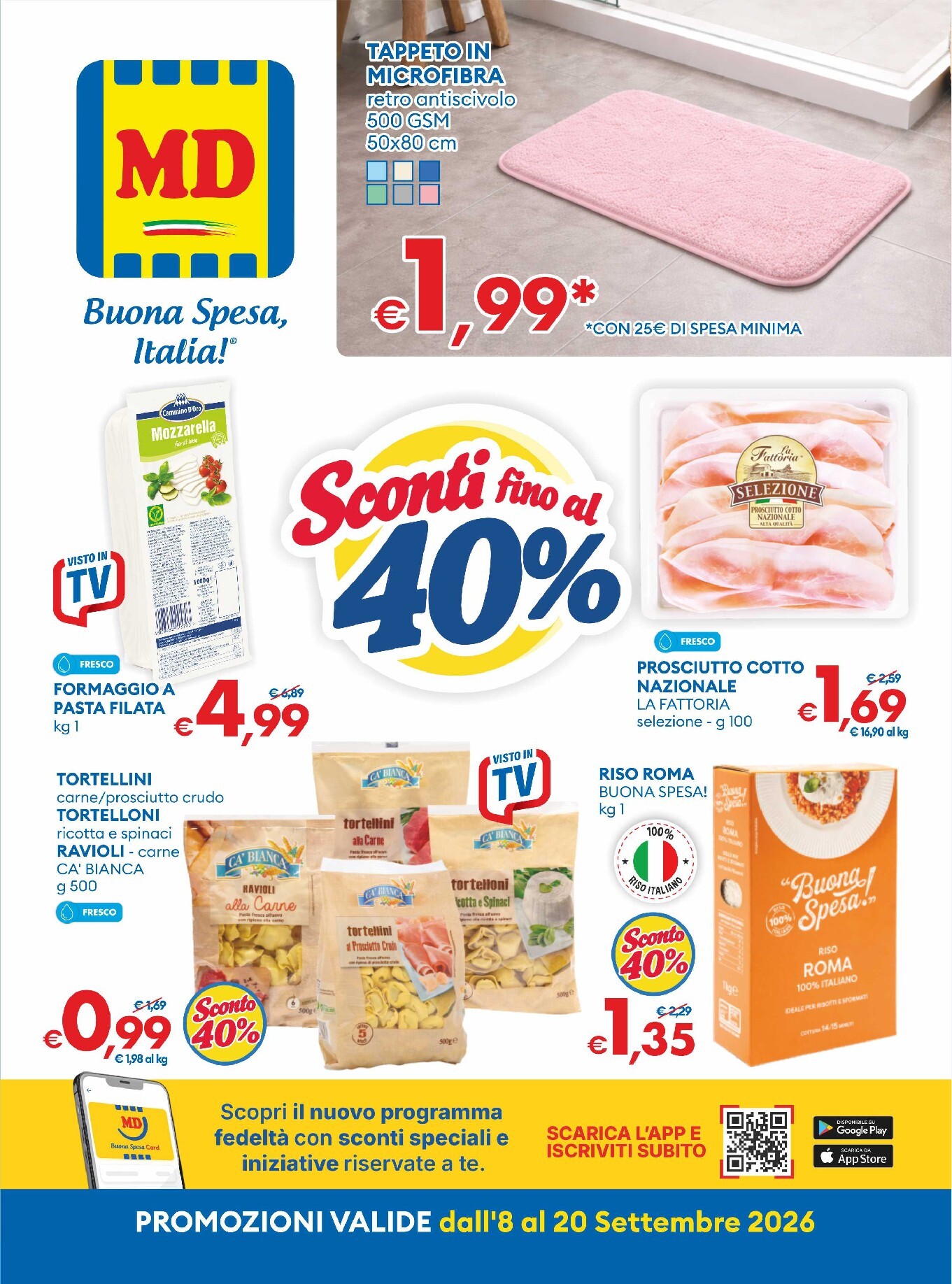 Volantino attuale di MD valido dal martedì 08/09/2026 al domenica 20/09/2026