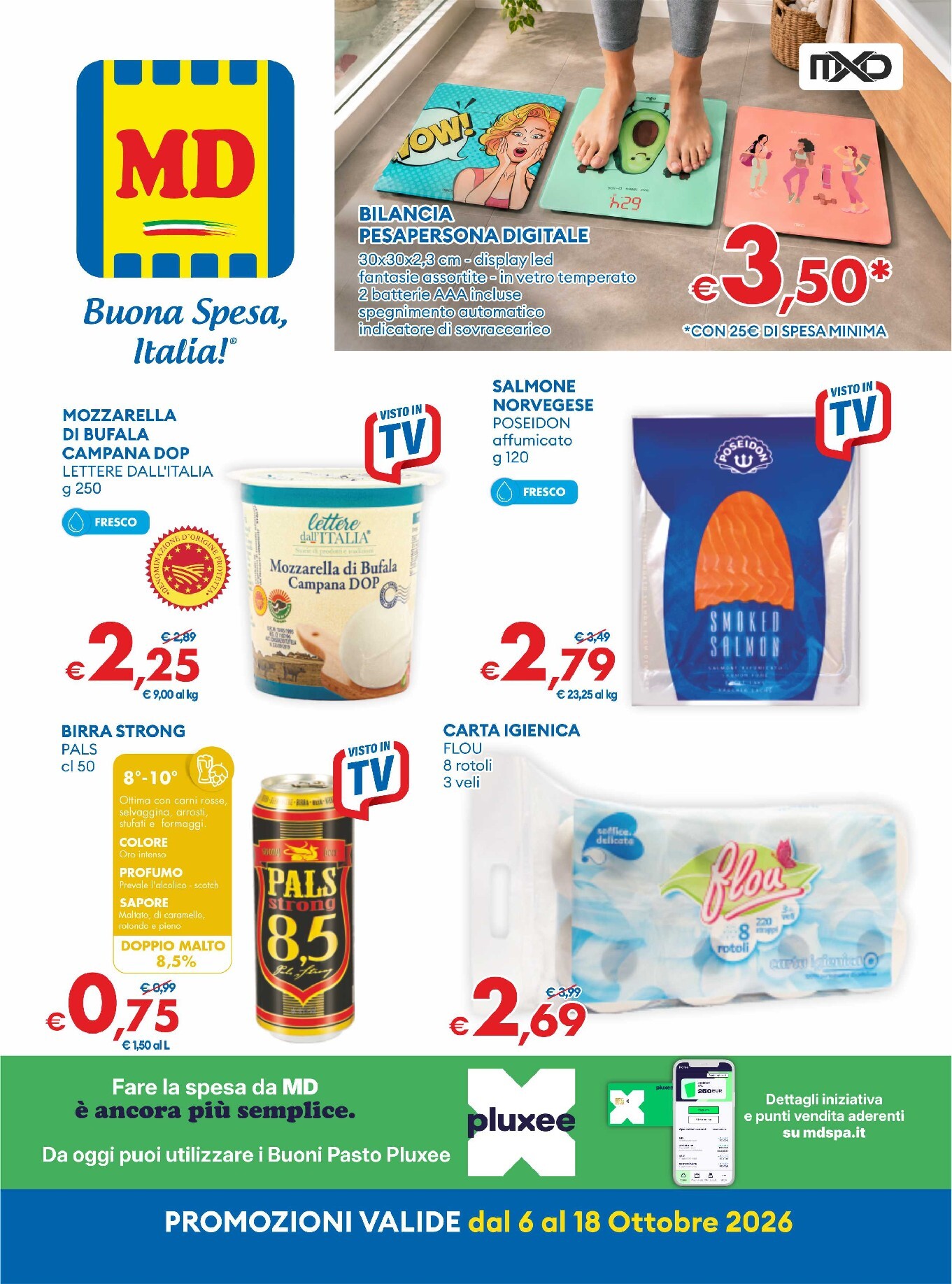 Volantino futuro MD valido dal martedì 06/10/2026 al domenica 18/10/2026